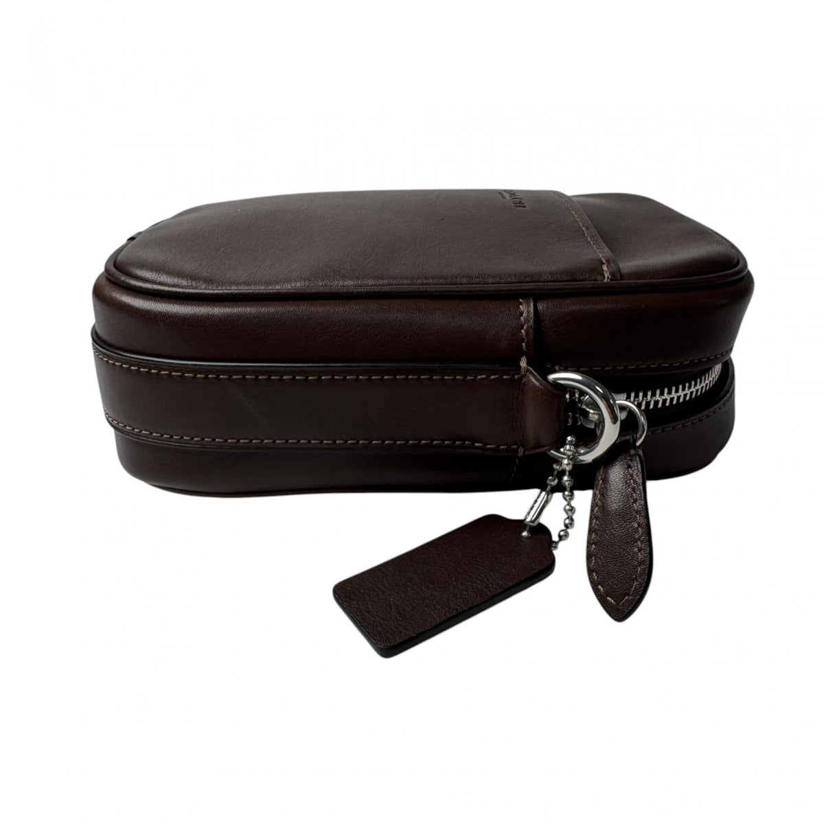 Coach Dark Brown Leather Shoulder Bag (Pre-Owned)