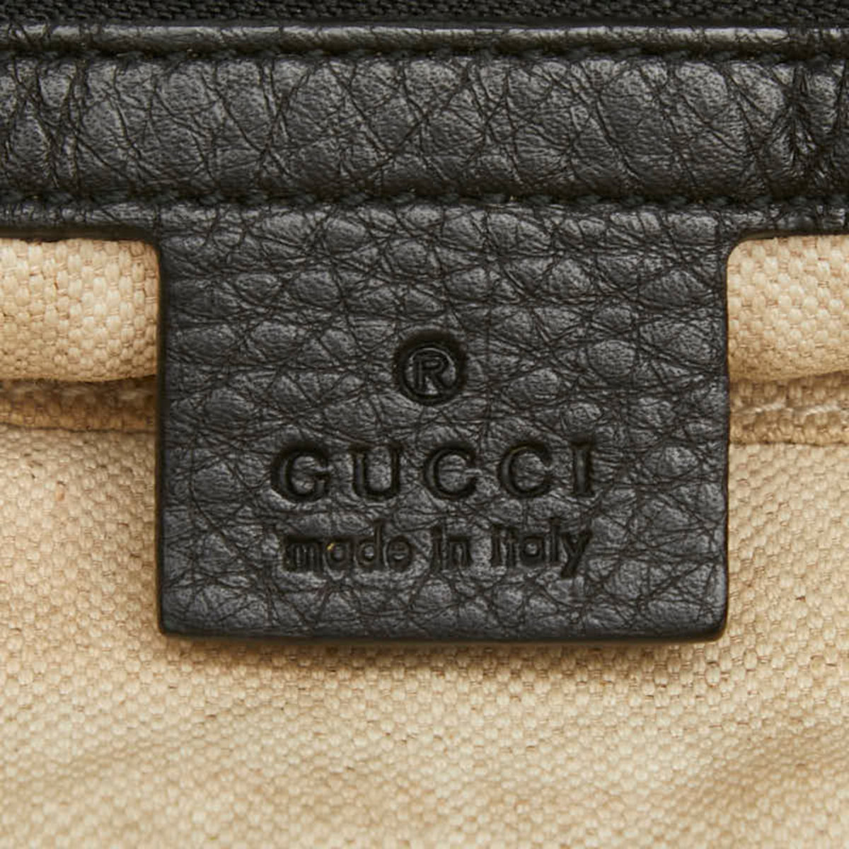 Gucci Black Leather Shoulder Bag (Pre-Owned)