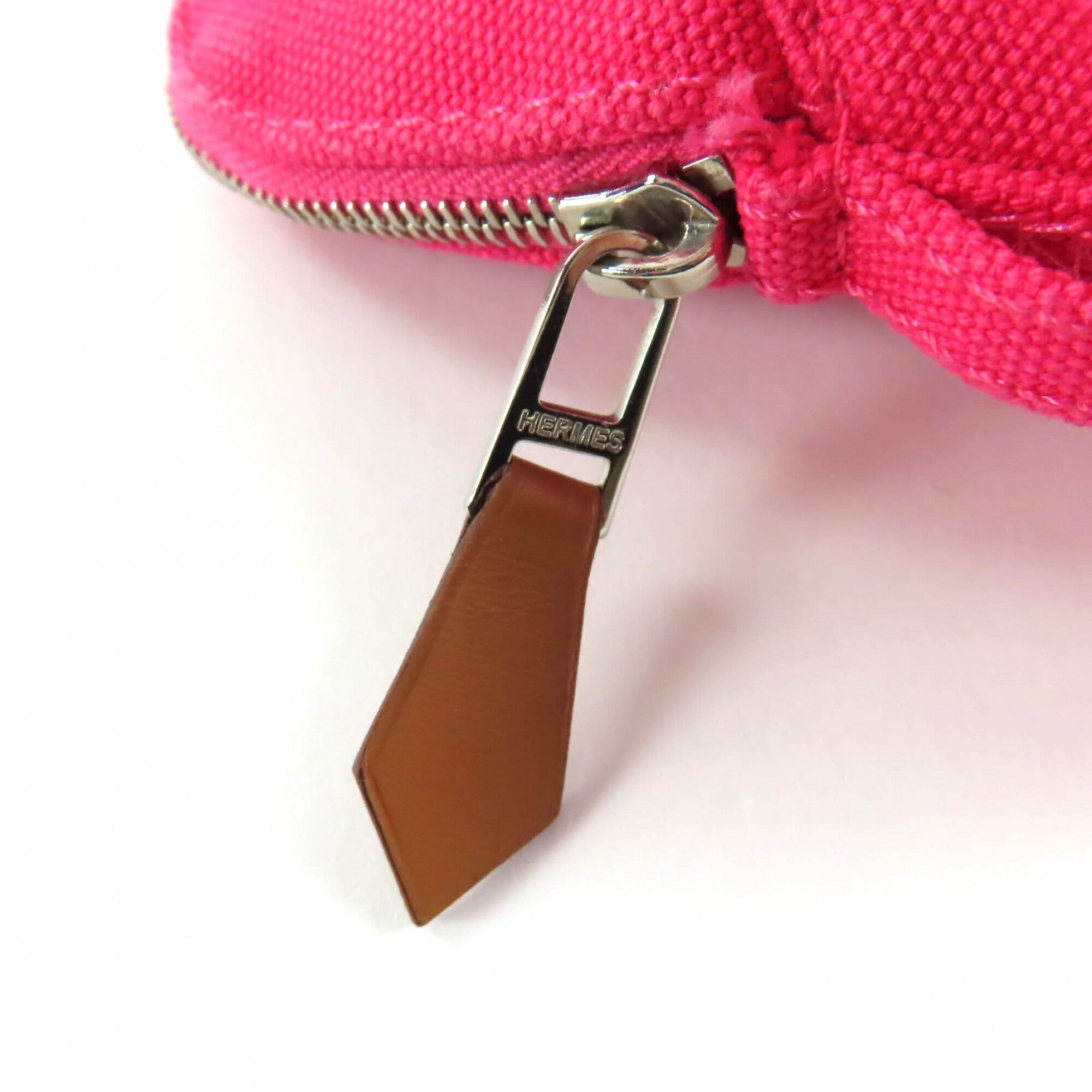 Hermes Pink Cotton Elastane Polyamide Pouch (Pre-Owned)