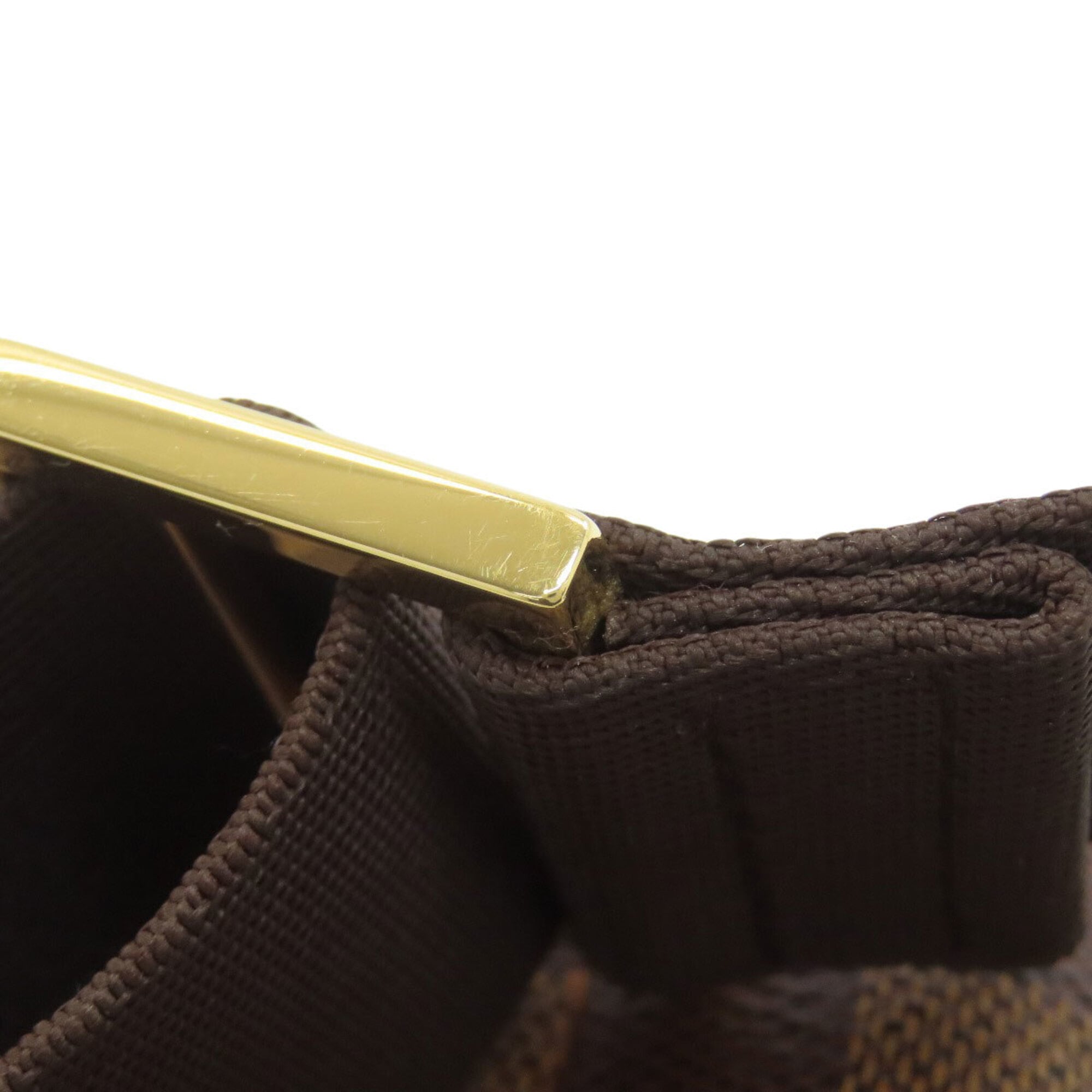 Louis Vuitton Damier Canvas Ebene Damier Canvas Sling Bag (Pre-Owned)