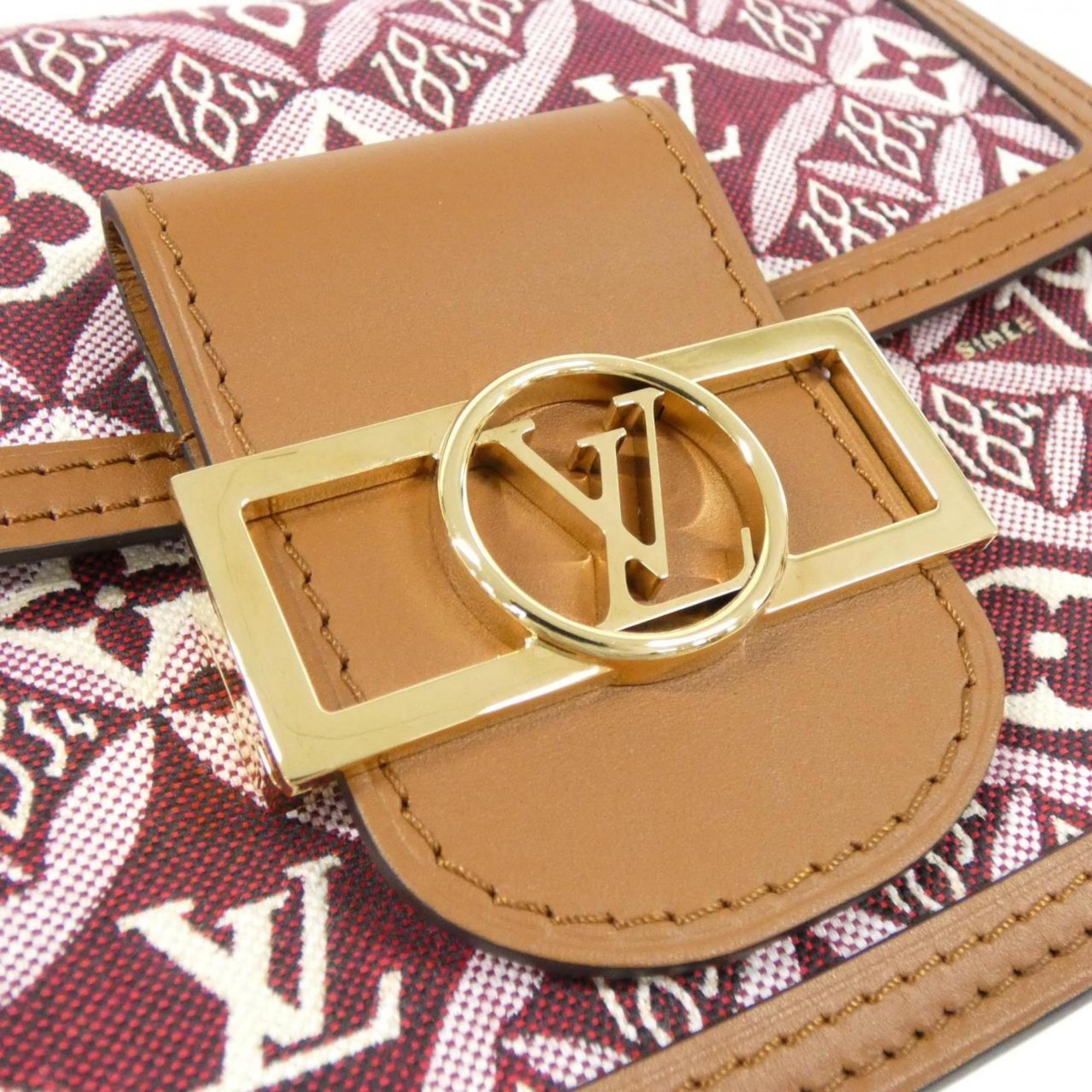 Louis Vuitton Bordeaux Jacquard Shoulder Bag (Pre-Owned)