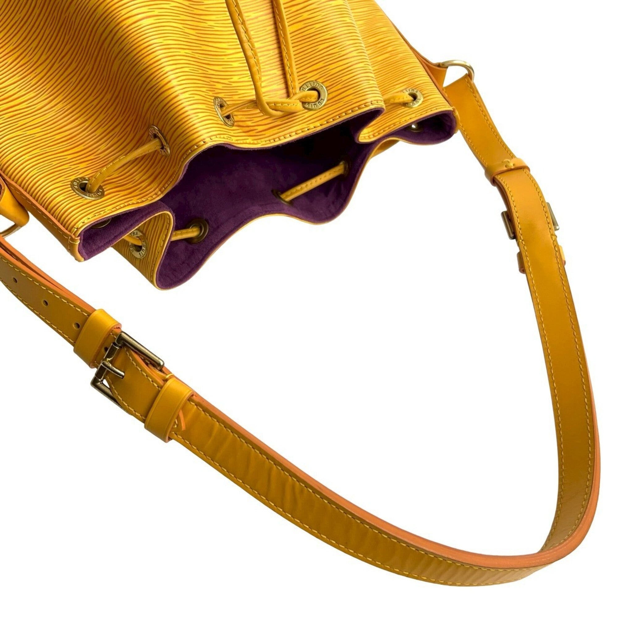Louis Vuitton Yellow Epi Leather Shoulder Bag Tote Bag (Pre-Owned)
