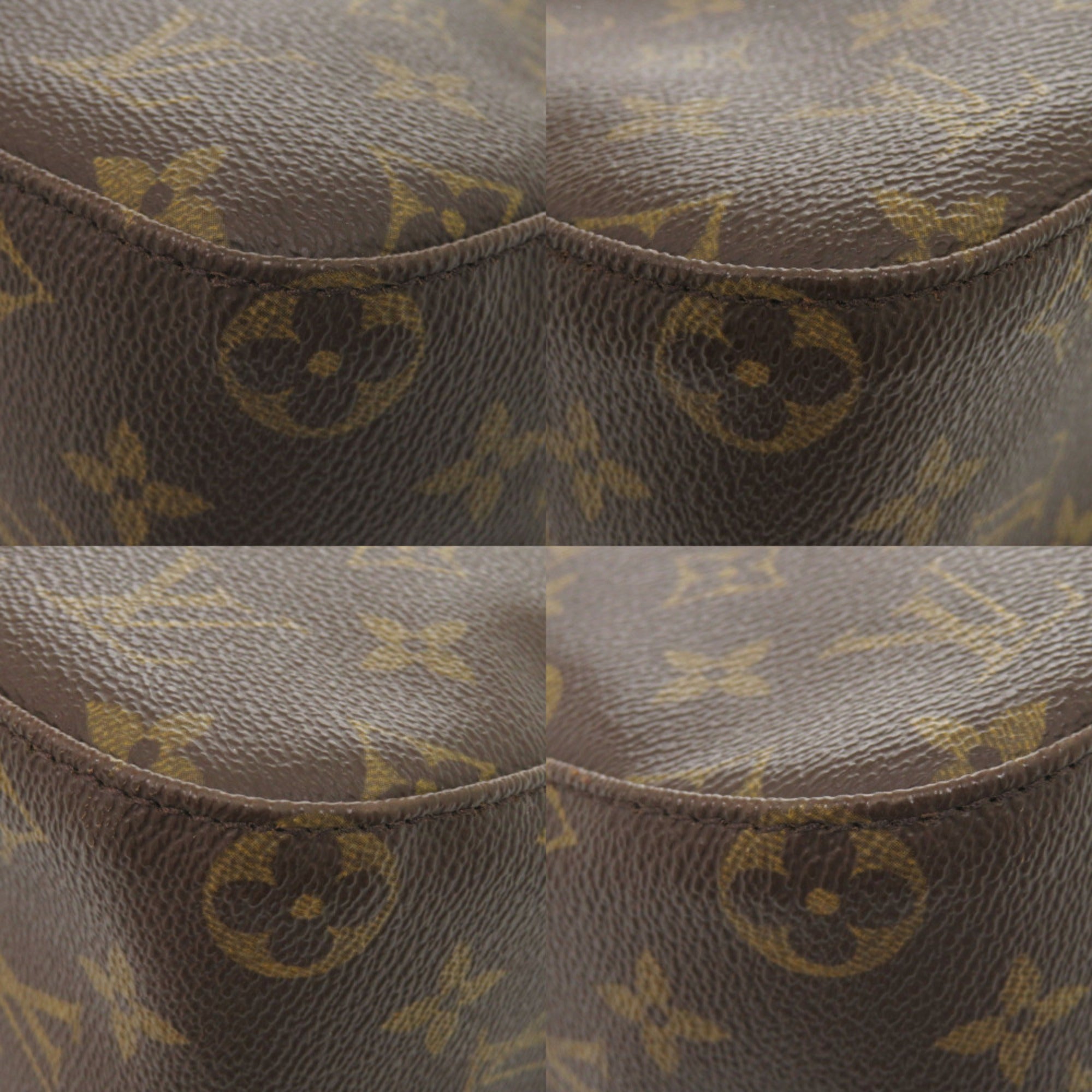 Louis Vuitton Brown Monogram Canvas Shoulder Bag (Pre-Owned)