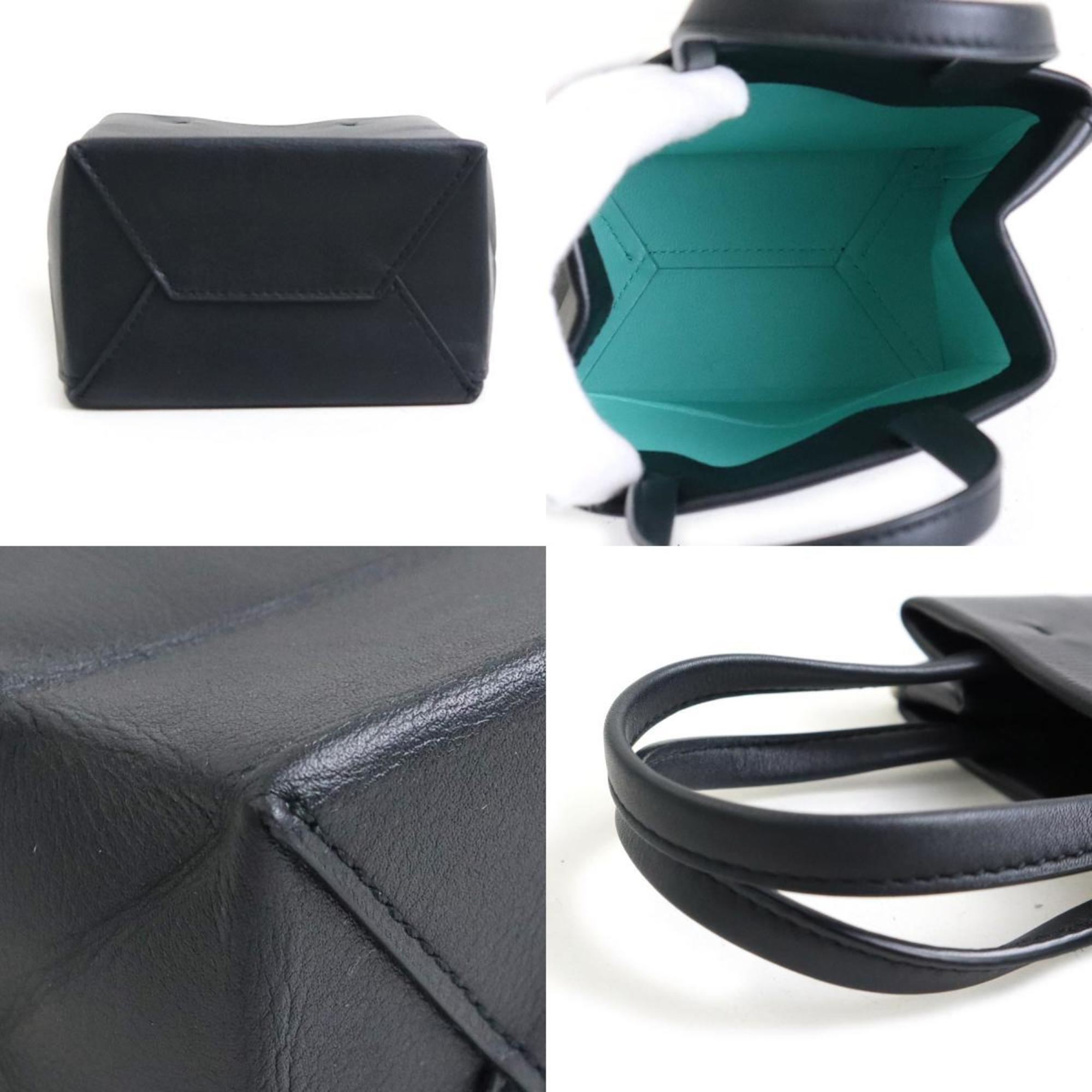 Tiffany Black Leather Shoulder Bag (Pre-Owned)