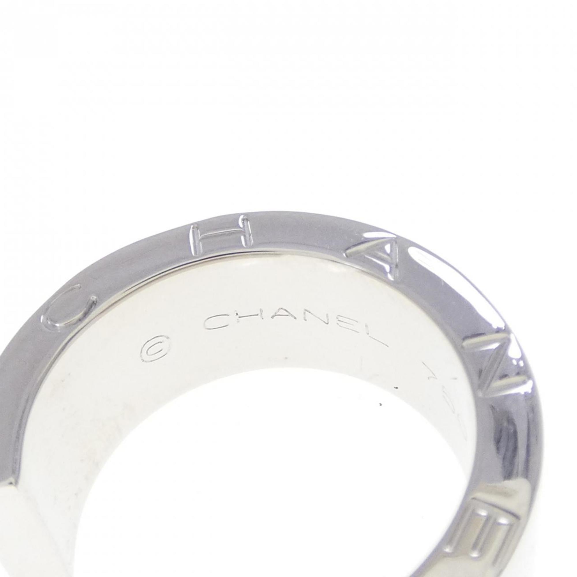 Chanel White Gold White Gold (18K) Band Ring (Pre-Owned)