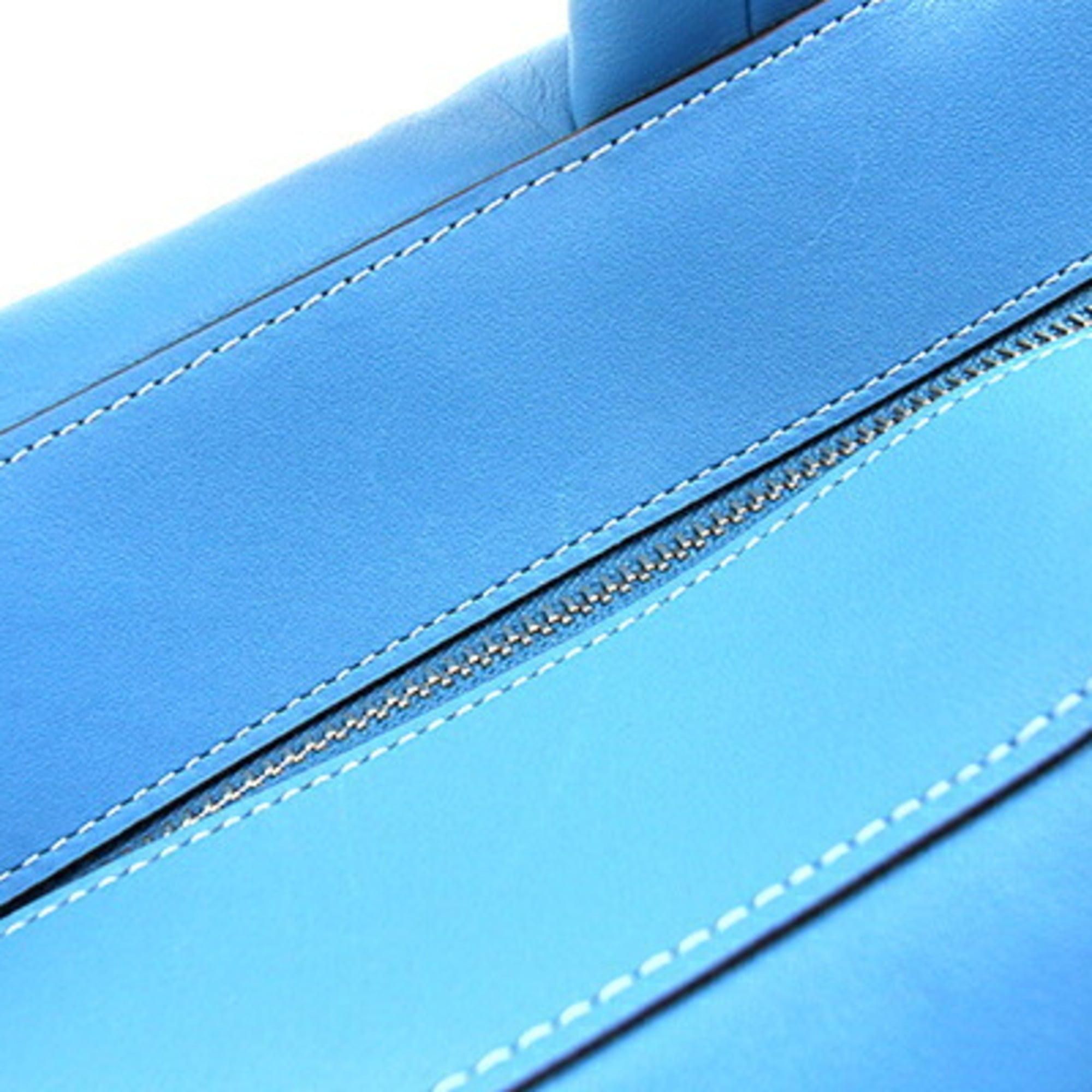 Coach Blue Leather Handbag (Pre-Owned)