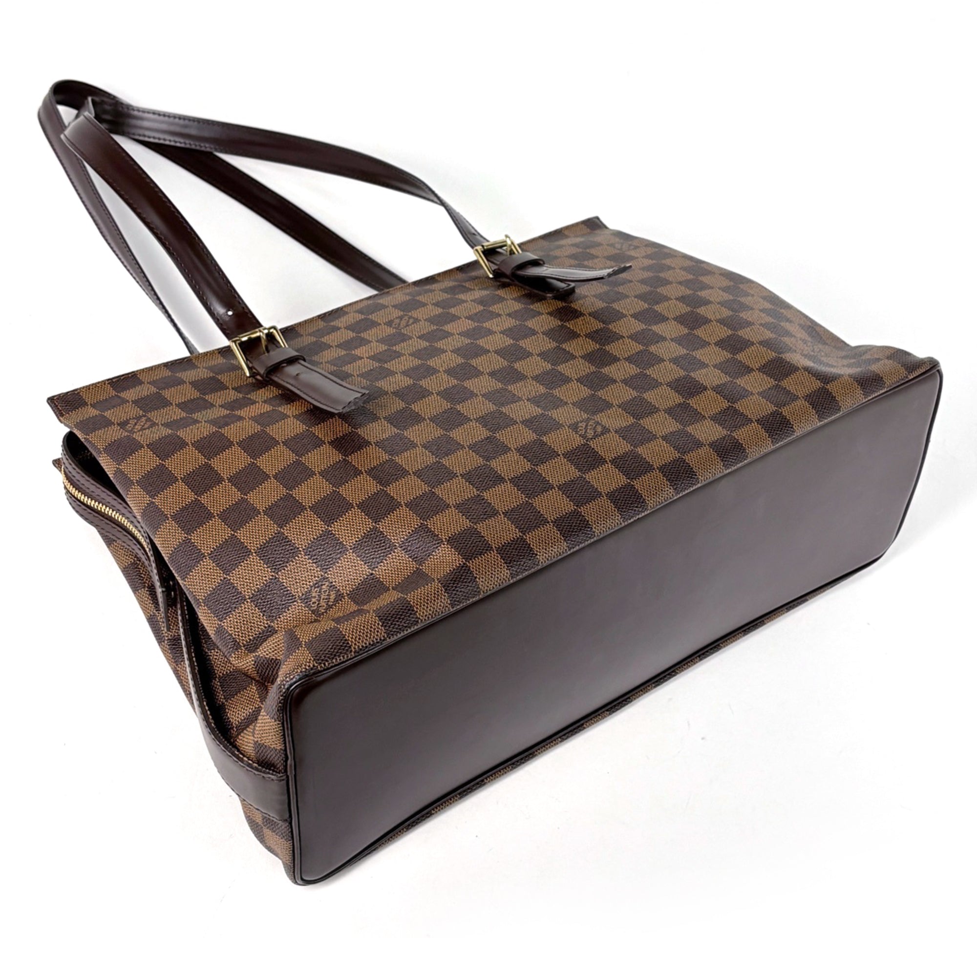 Louis Vuitton Brown Damier Canvas Shoulder Bag Tote Bag (Pre-Owned)