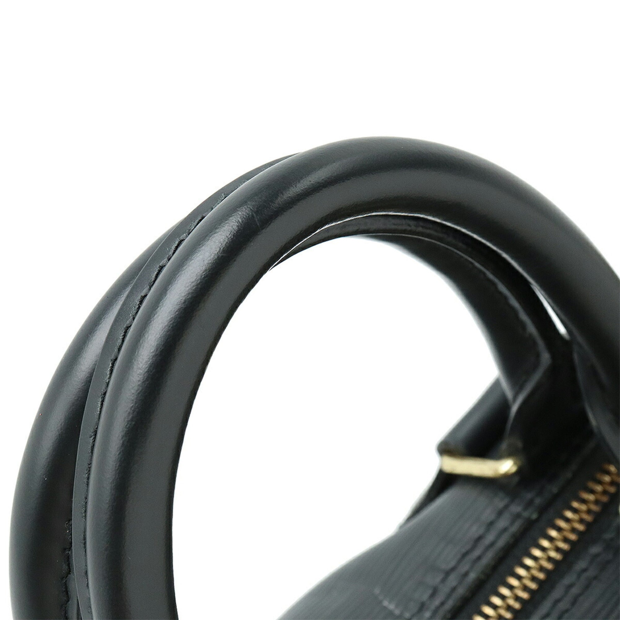 Louis Vuitton Noir Epi Leather Boston Bag Handbag (Pre-Owned)