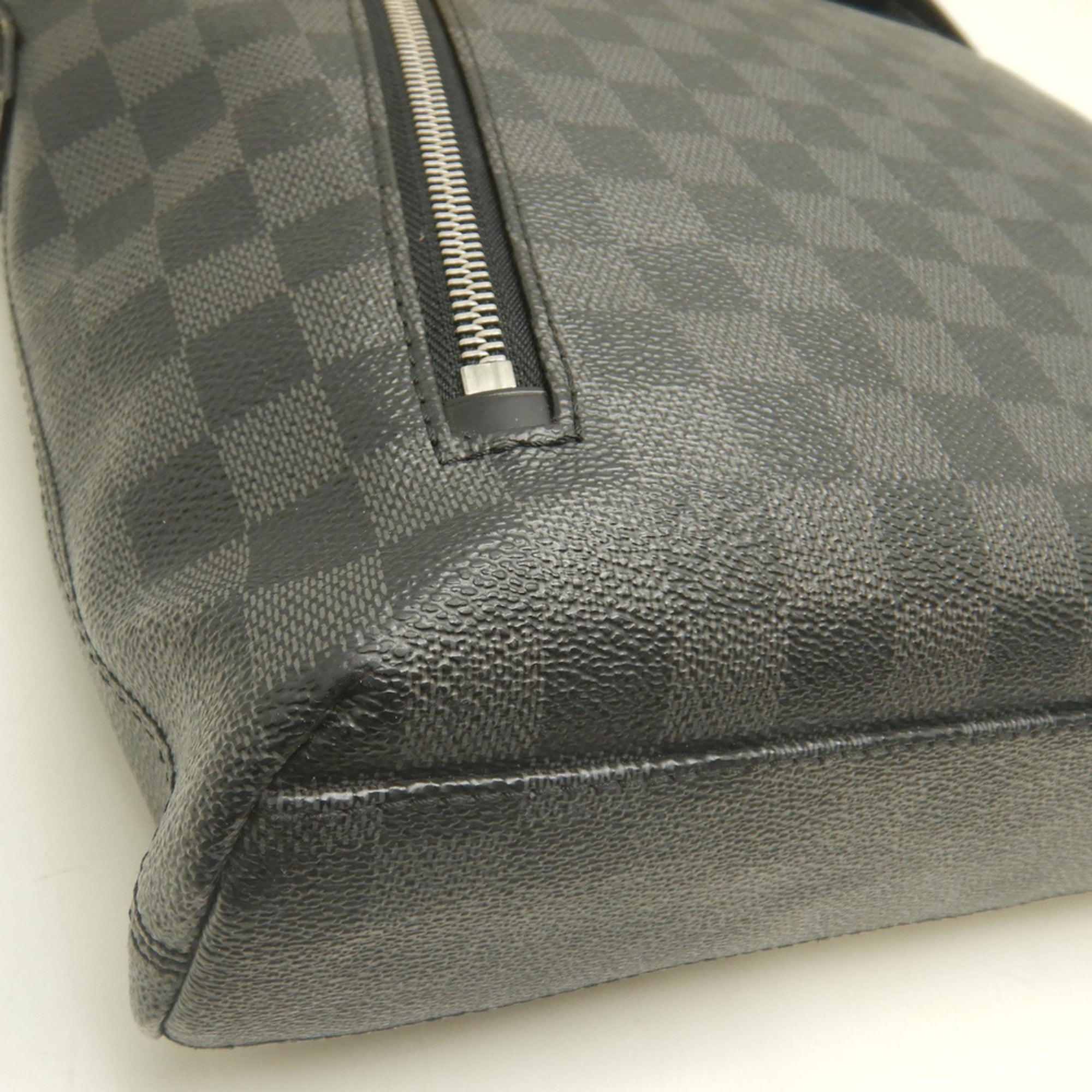 Louis Vuitton Noir Damier Canvas Shoulder Bag (Pre-Owned)