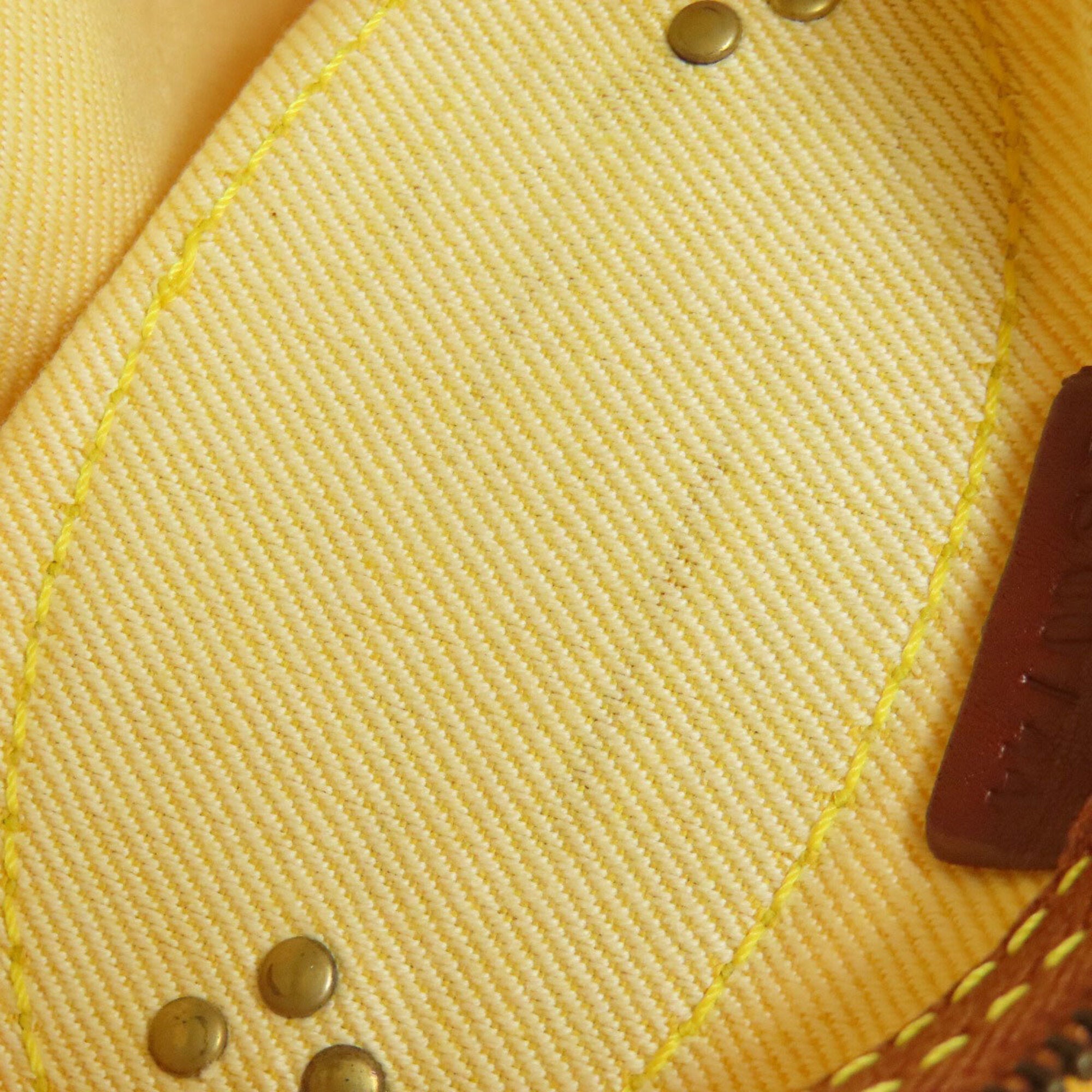 Celine Yellow Canvas Tote Bag (Pre-Owned)