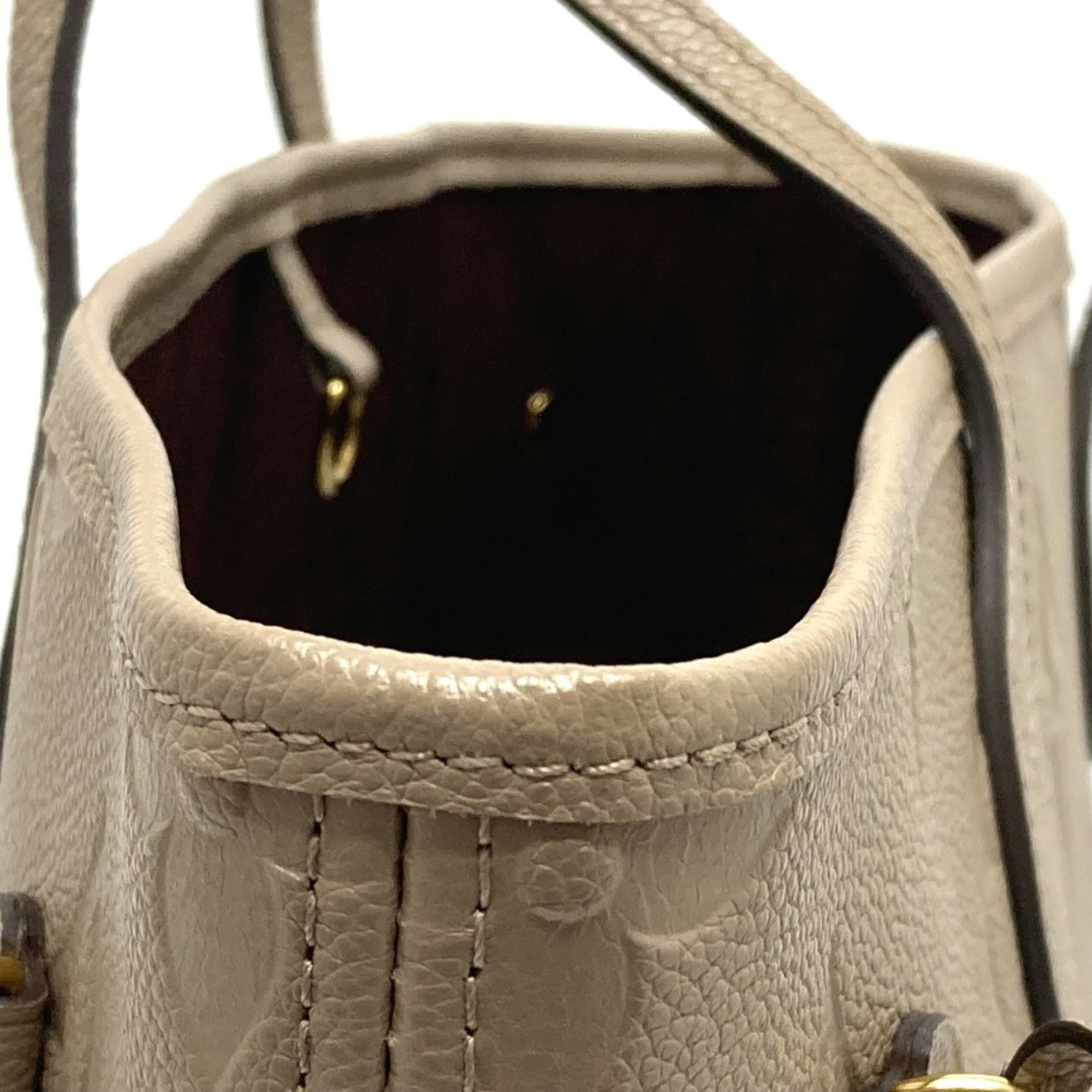 Louis Vuitton Grayish Monogram Empreinte Shoulder Bag Tote Bag (Pre-Owned)