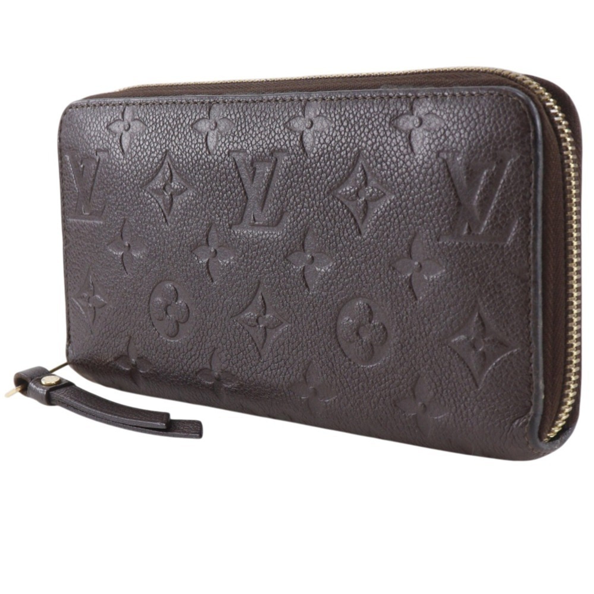 Louis Vuitton Monogram Empreinte Brown Ombre Monogram Empreinte Long Wallet (Bi-Fold) (Pre-Owned)