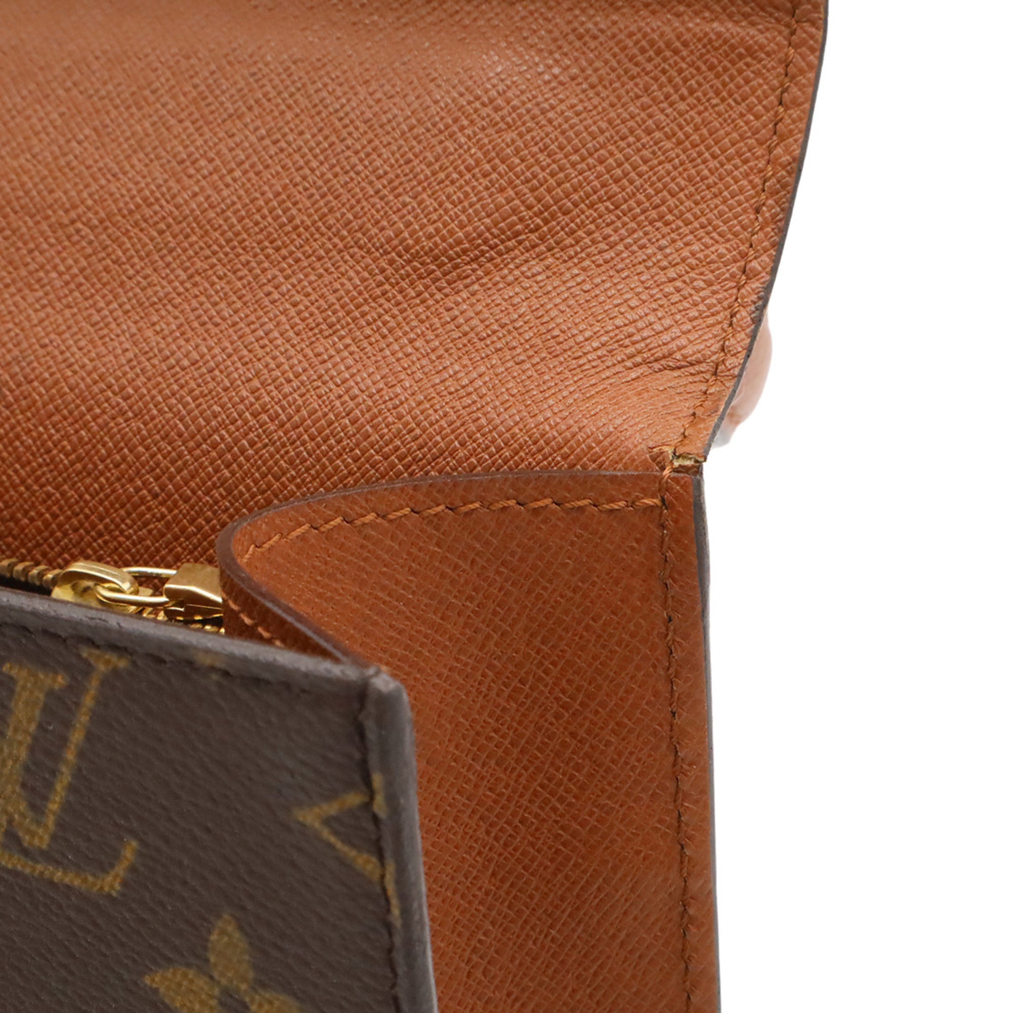 Louis Vuitton Brown Monogram Canvas Handbag (Pre-Owned)