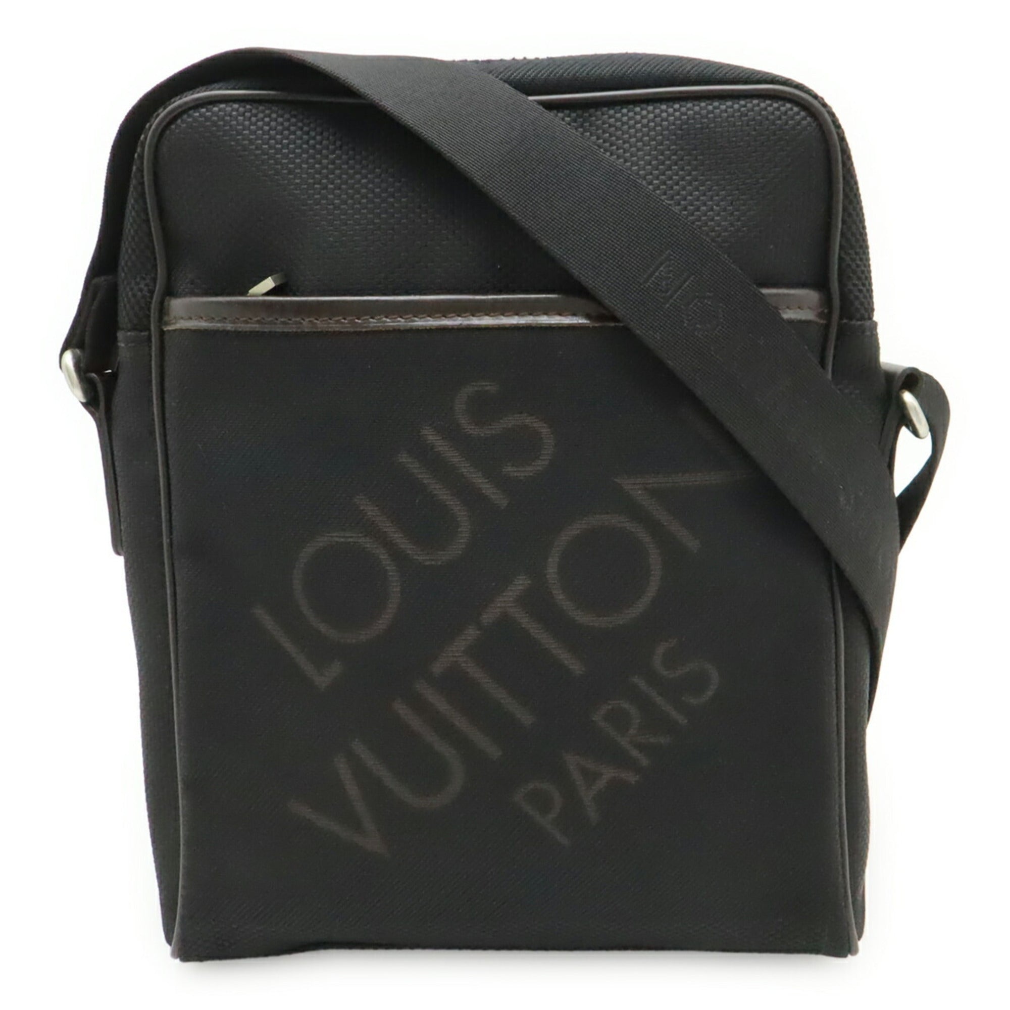 Louis Vuitton Black Noir Damier Geant Shoulder Bag (Pre-Owned)