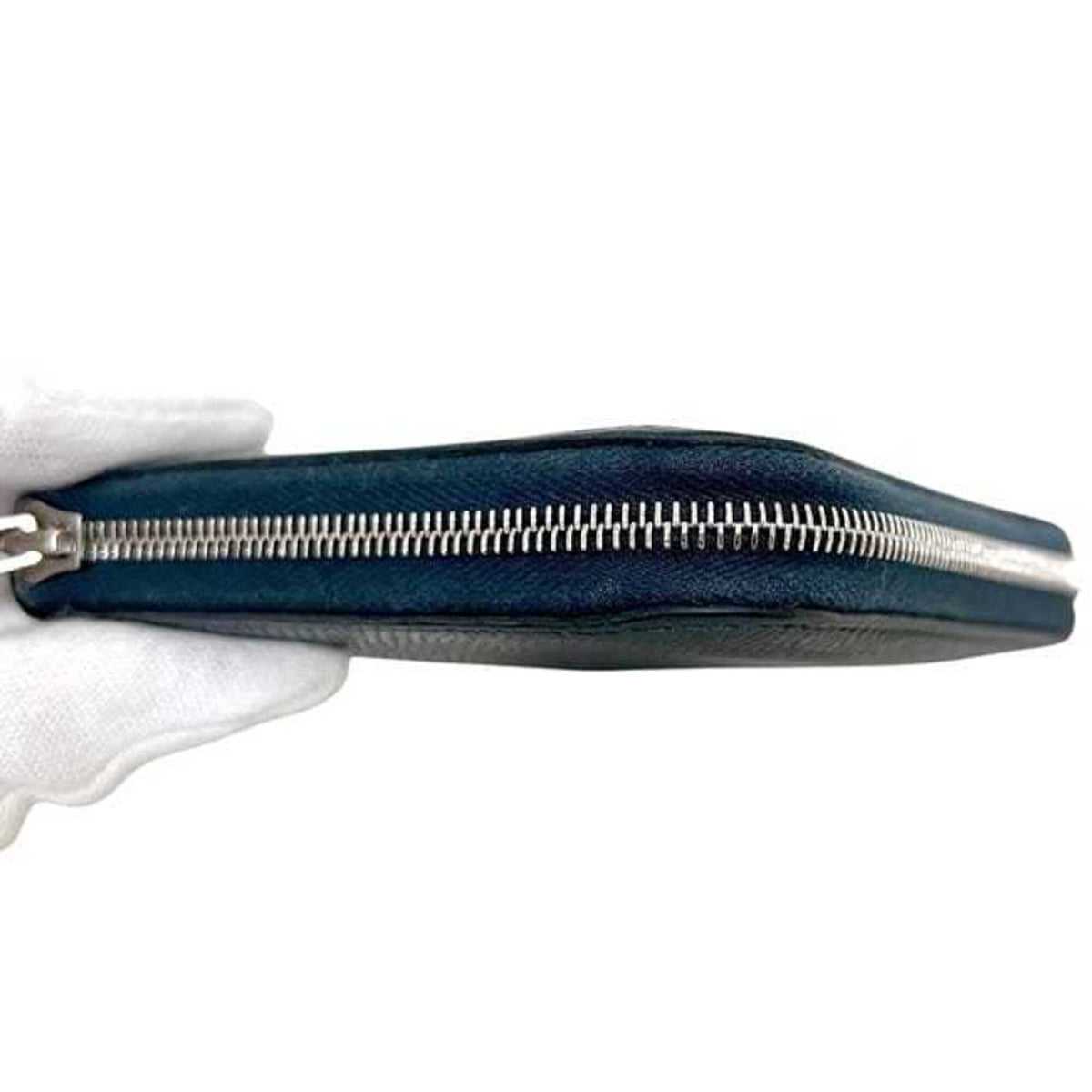 Hermes Navy Togo Leather Coin Purse/Coin Case (Pre-Owned)