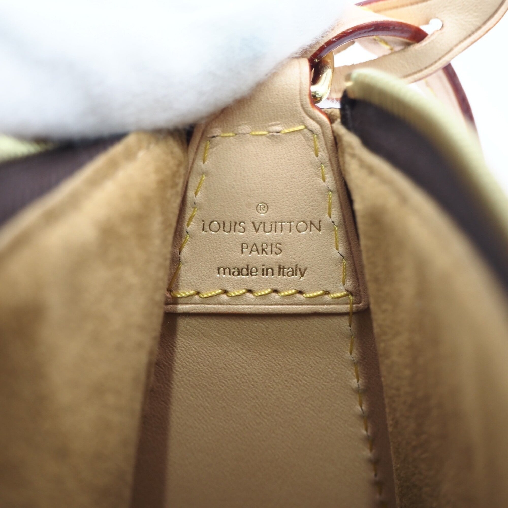 Louis Vuitton Beige Brown Monogram Monogram Handbag Pochette (Pre-Owned)