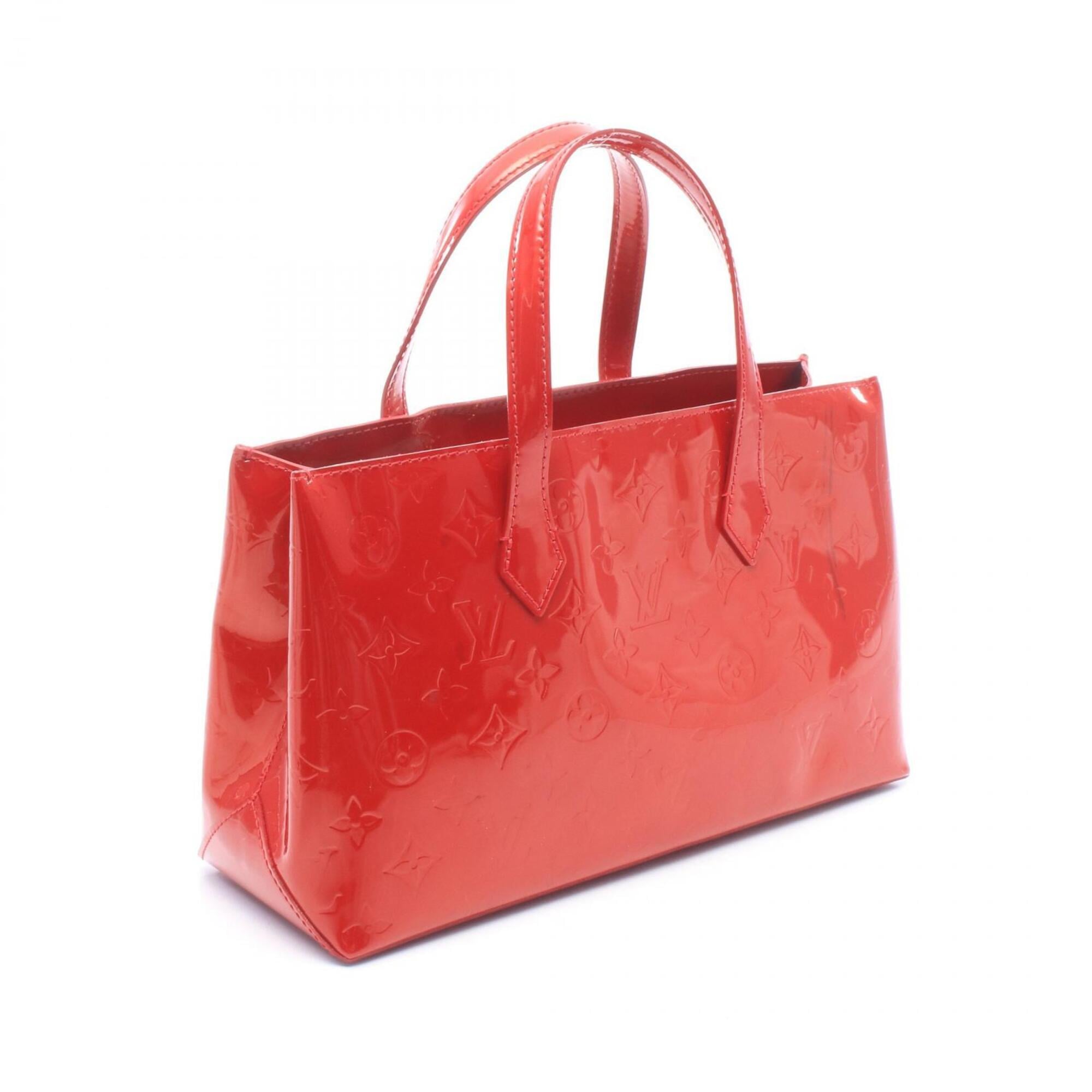 Louis Vuitton Pomme D'amour Red Color Vernis Handbag (Pre-Owned)