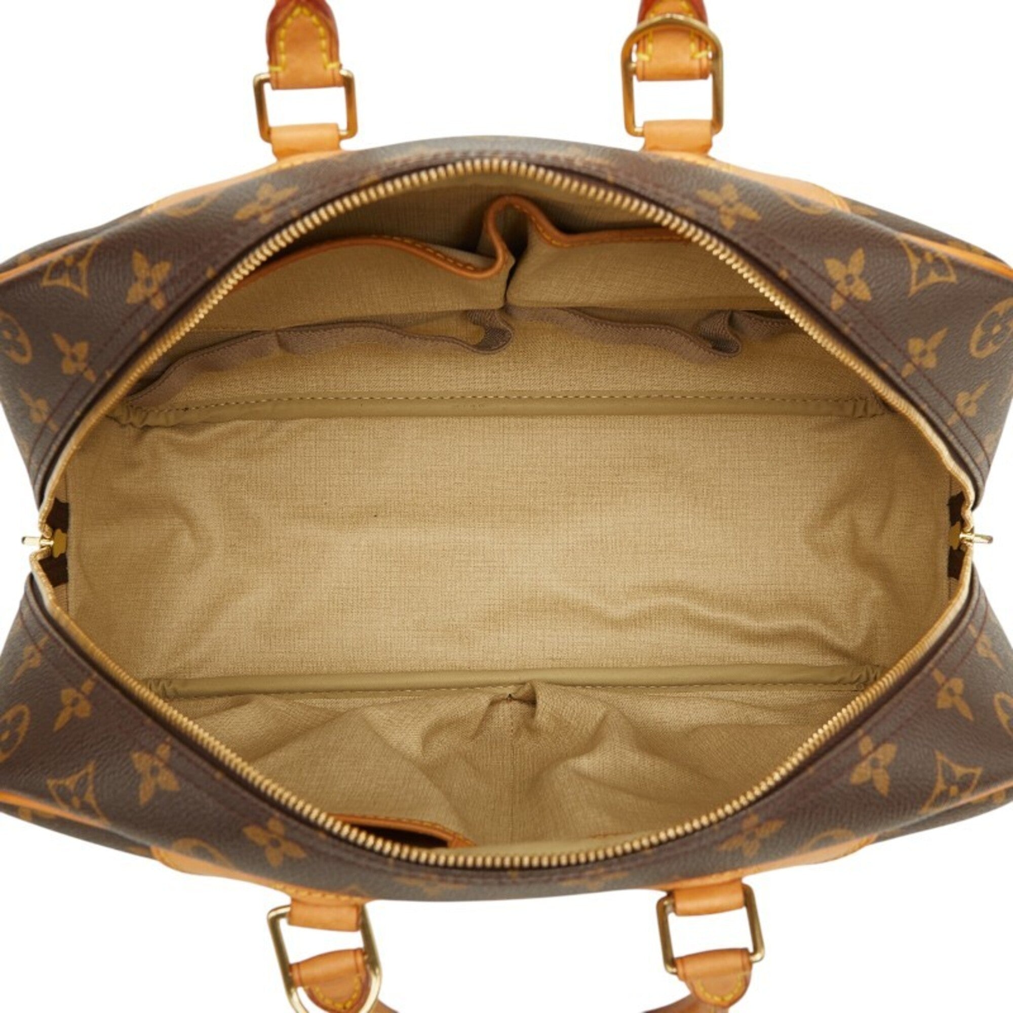 Louis Vuitton Brown Pvc Leather Handbag (Pre-Owned)