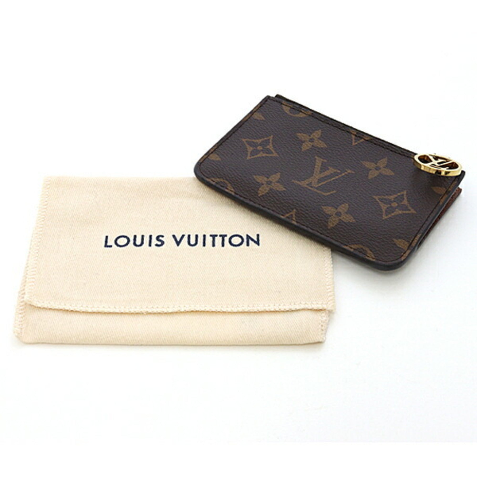 Louis Vuitton Monogram Brown Monogram Leather Coin Purse/Coin Case (Pre-Owned)