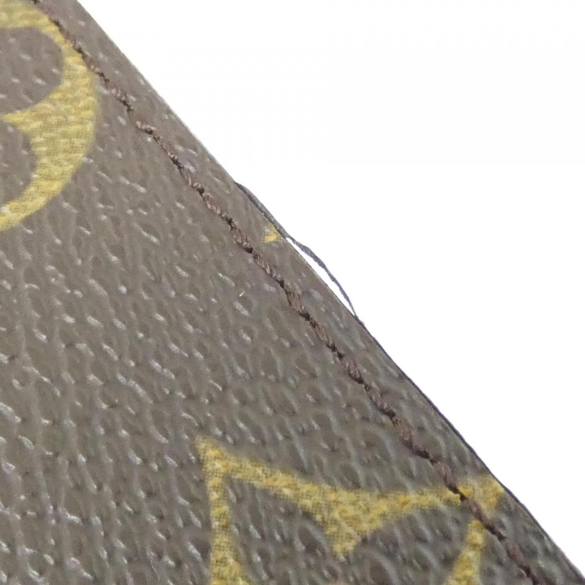 Louis Vuitton Brown Coated Canvas Wallet (Bi-Fold) (Pre-Owned)