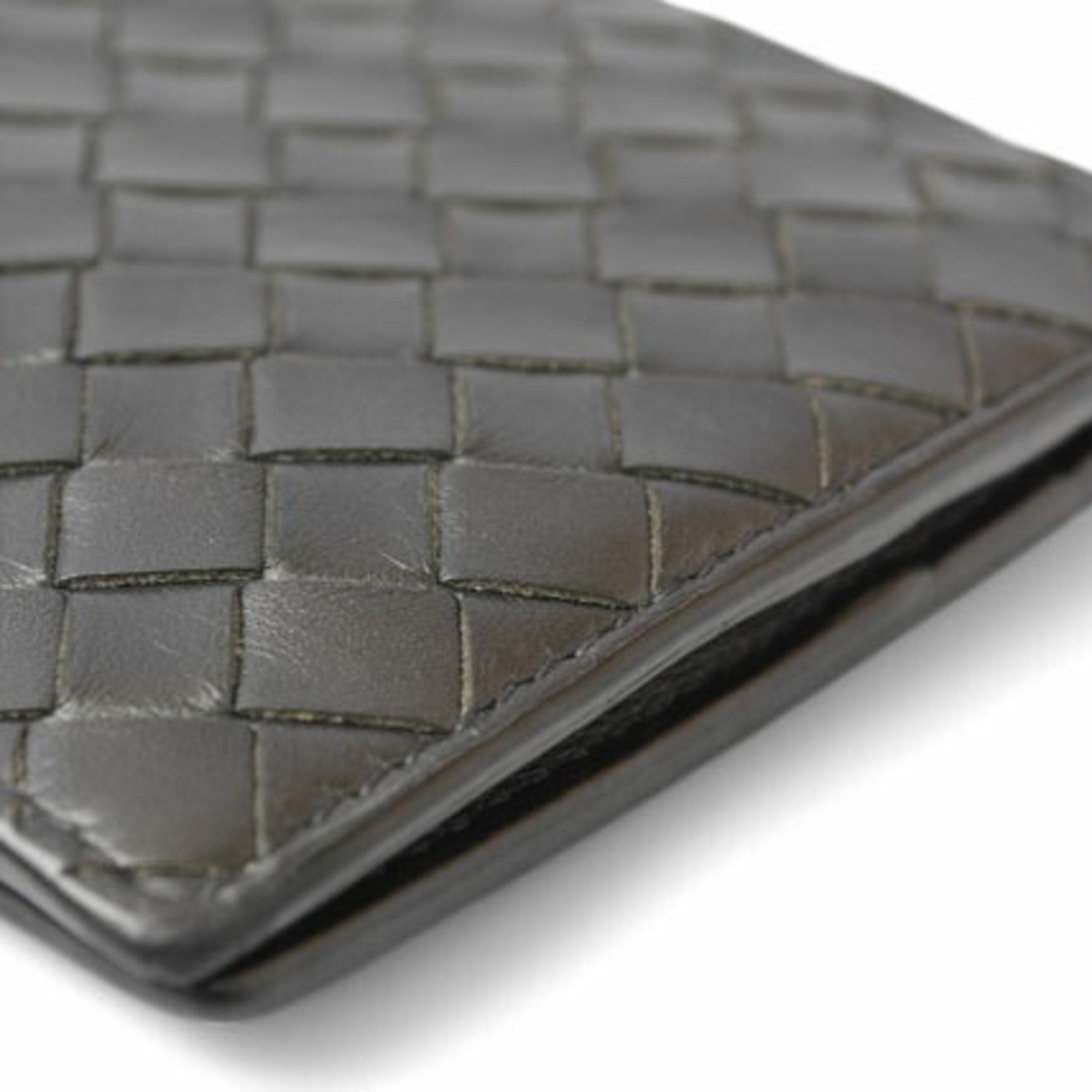 Bottega Veneta Black Leather Money Clip (Pre-Owned)