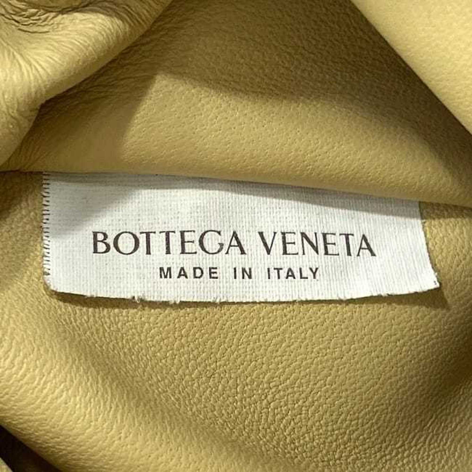 Bottega Veneta Beige Yellow Fur Handbag (Pre-Owned)