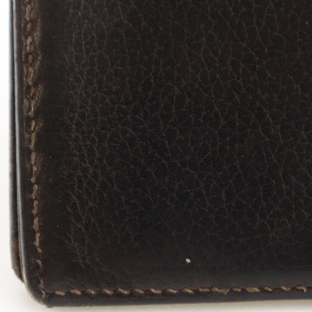 Hermes Brown Leather Bill Wallet (Bi-Fold) (Pre-Owned)