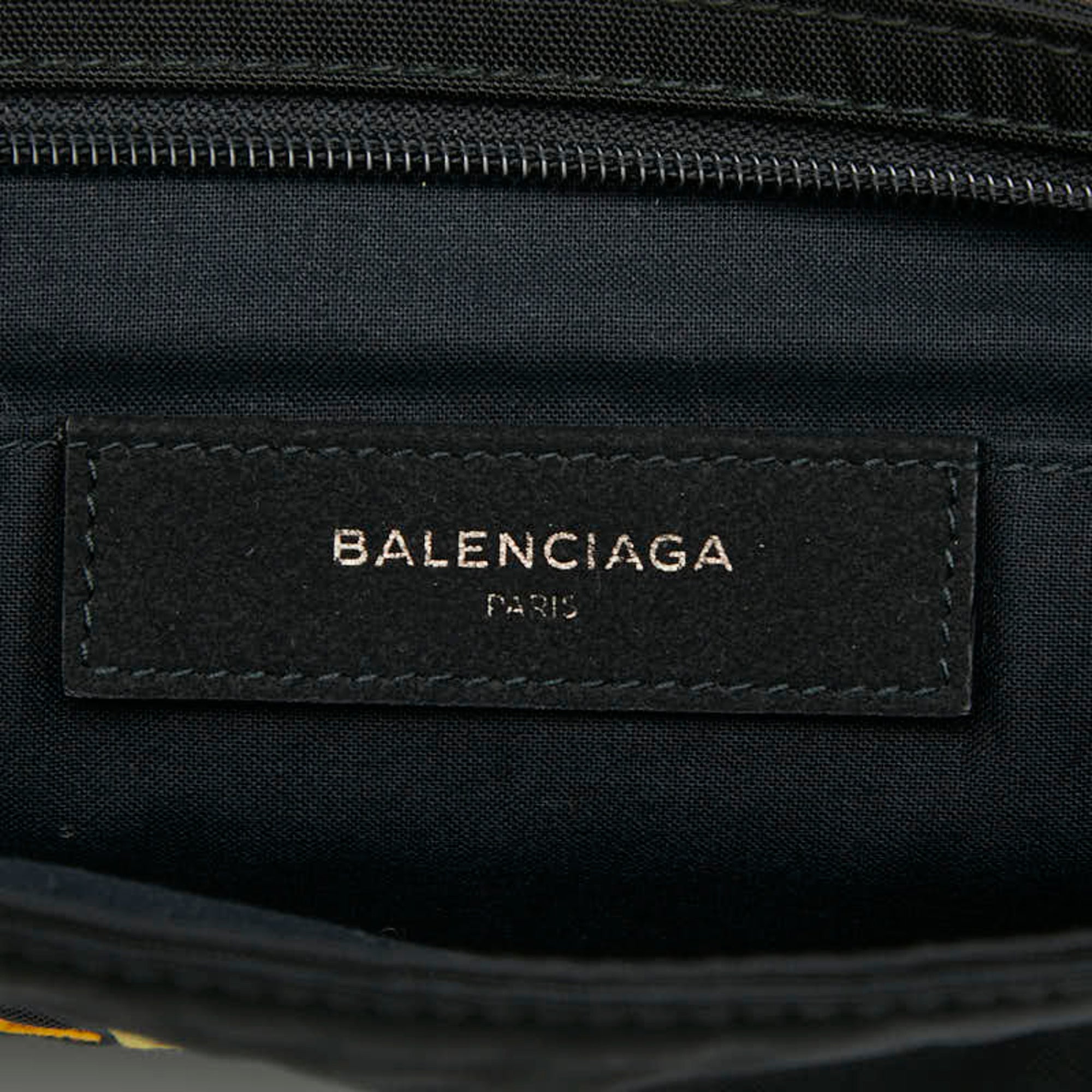 Balenciaga Black Multi-Color Nylon Clutch Bag (Pre-Owned)