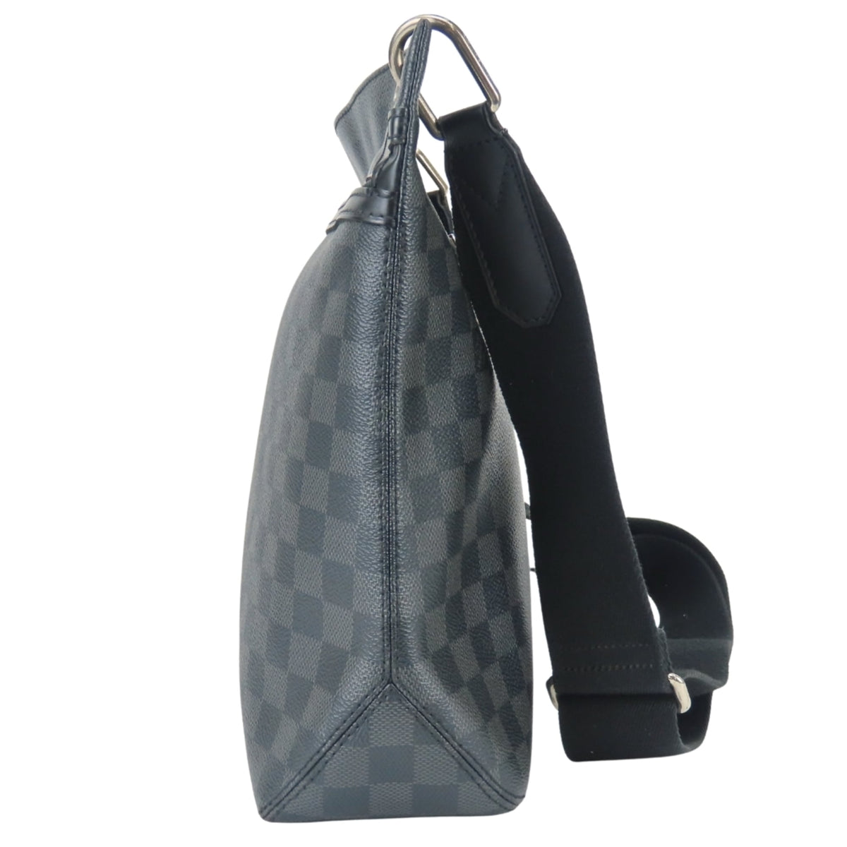 Louis Vuitton Black Damier Graphite Gray Damier Graphite Shoulder Bag (Pre-Owned)