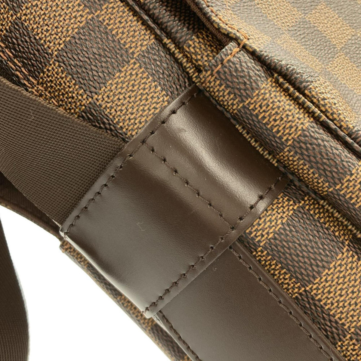 Louis Vuitton Ebene Coated Canvas Shoulder Bag (Pre-Owned)