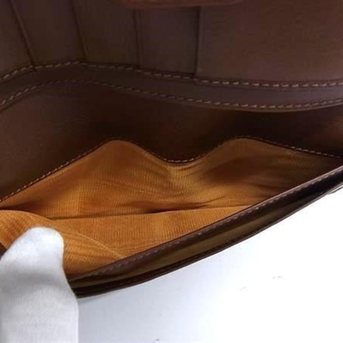 Gucci Brown Leather Coin Purse/Coin Case (Pre-Owned)