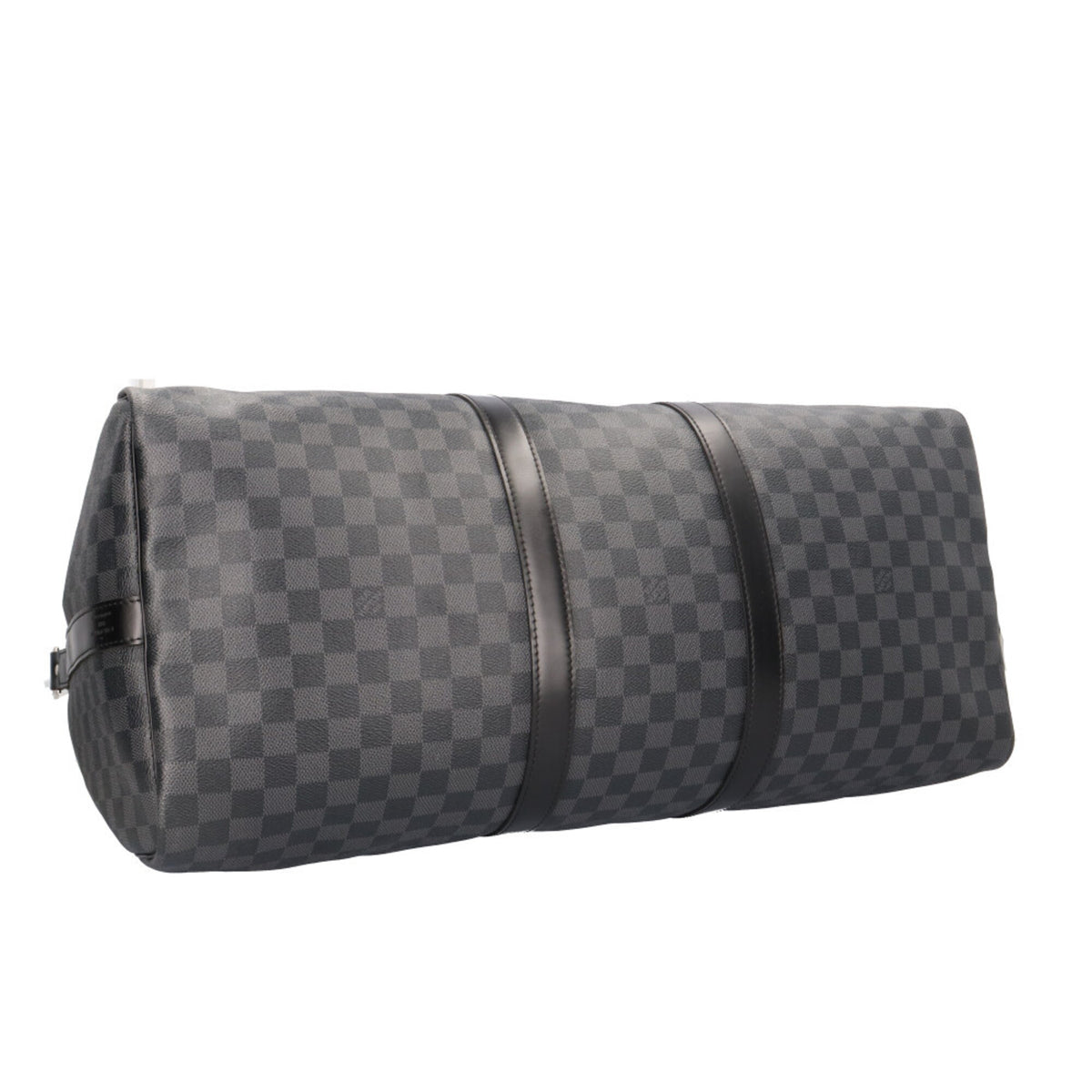 Louis Vuitton Black Gray Damier Graphite Canvas Boston Bag (Pre-Owned)