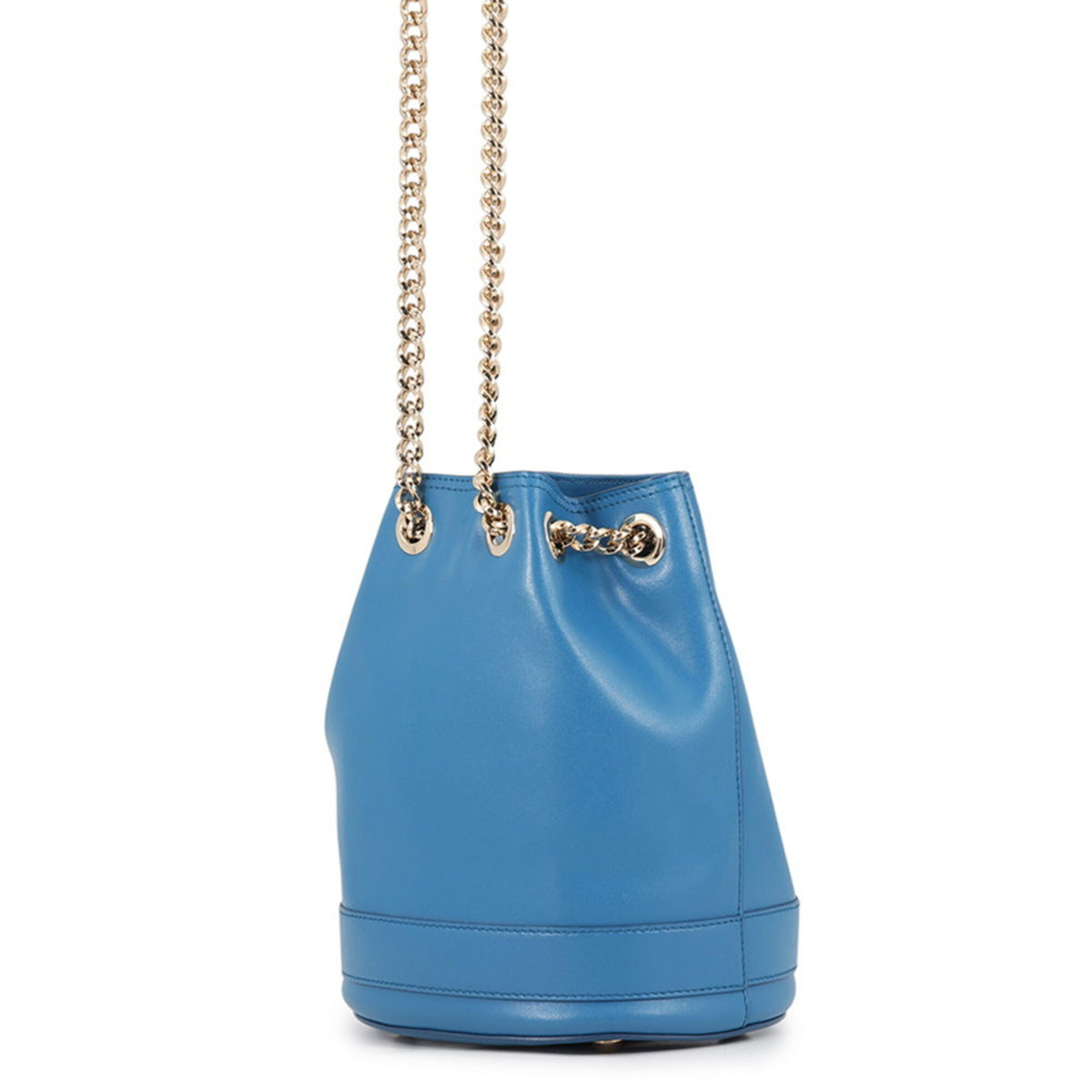 Salvatore Ferragamo Blue Leather Handbag Shoulder Bag (Pre-Owned)