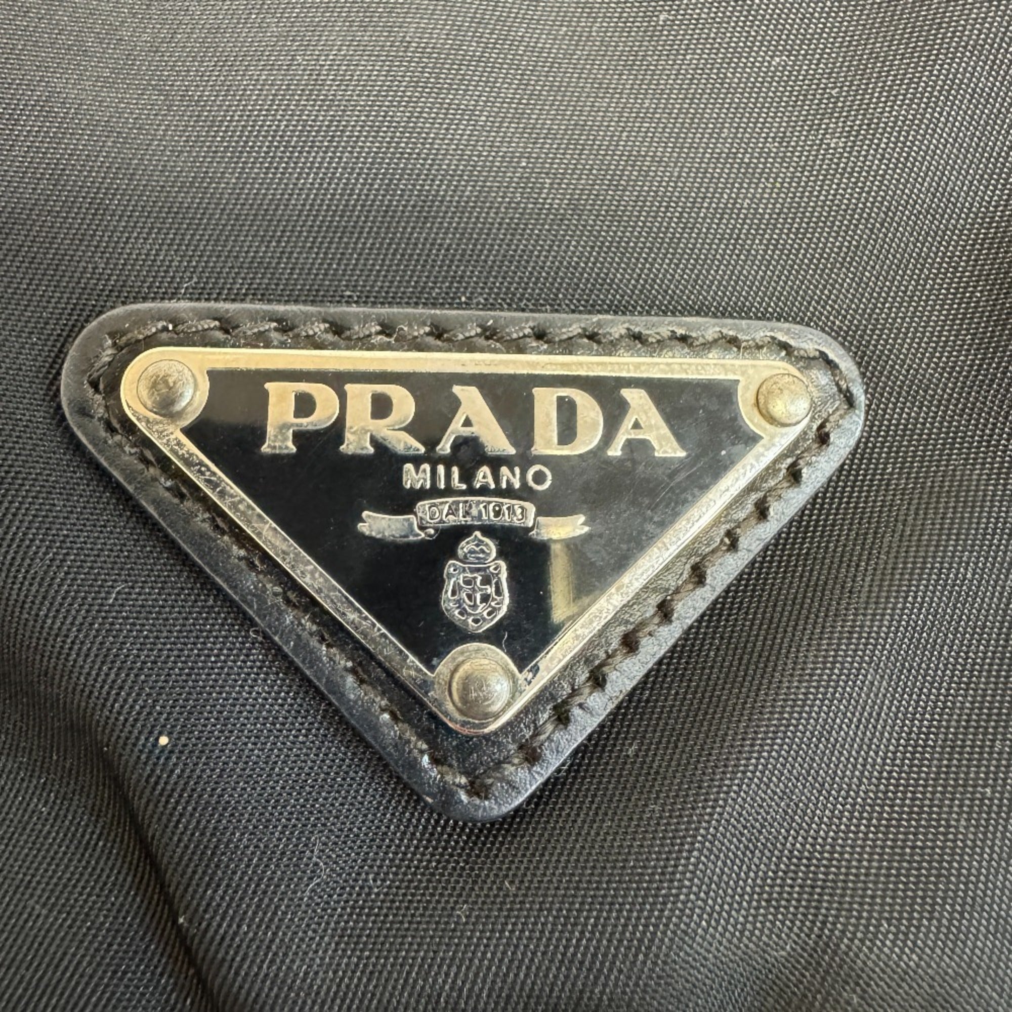 Prada Black Nylon Shoulder Bag (Pre-Owned)