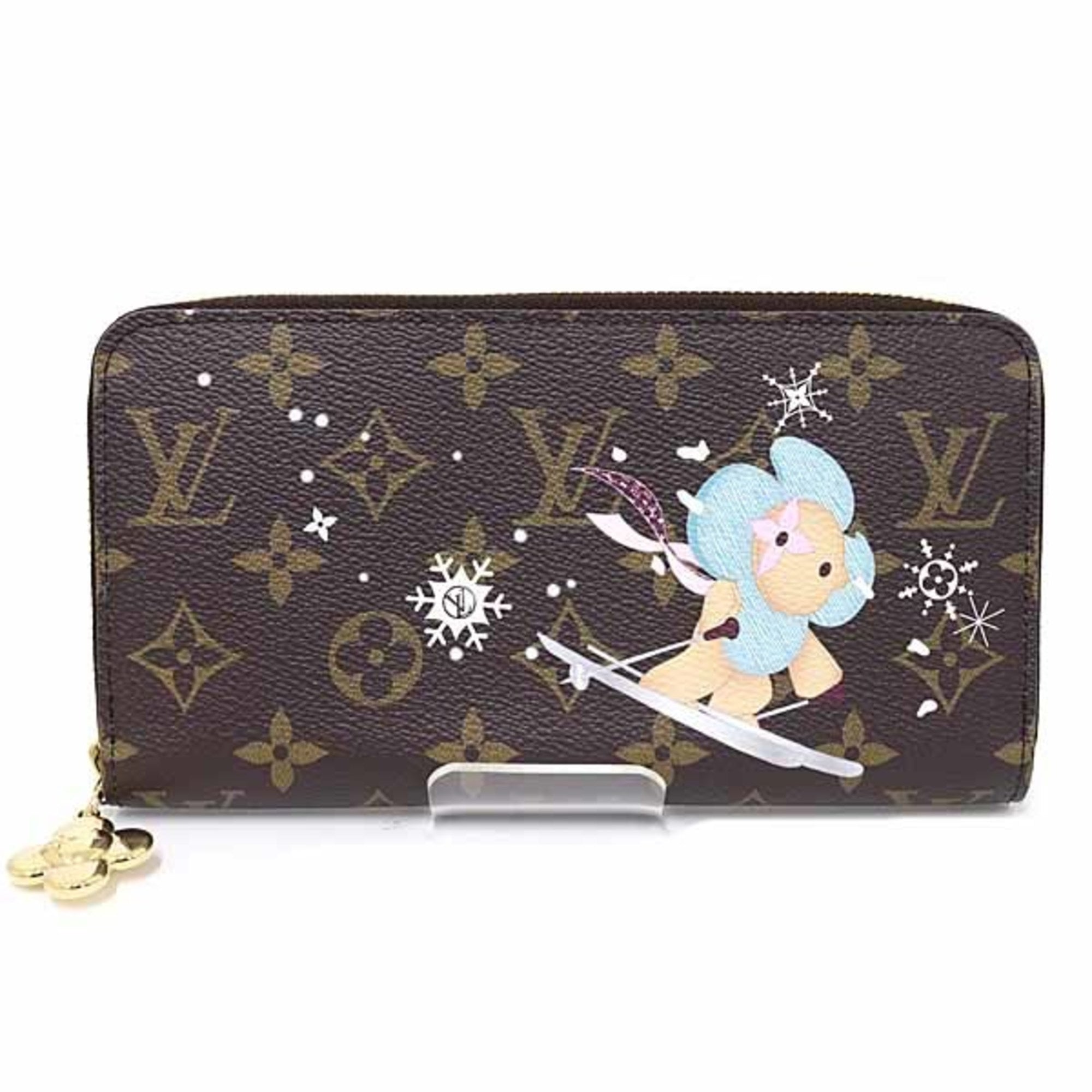 Louis Vuitton Brown Monogram Monogram Leather Long Wallet (Bi-Fold) (Pre-Owned)