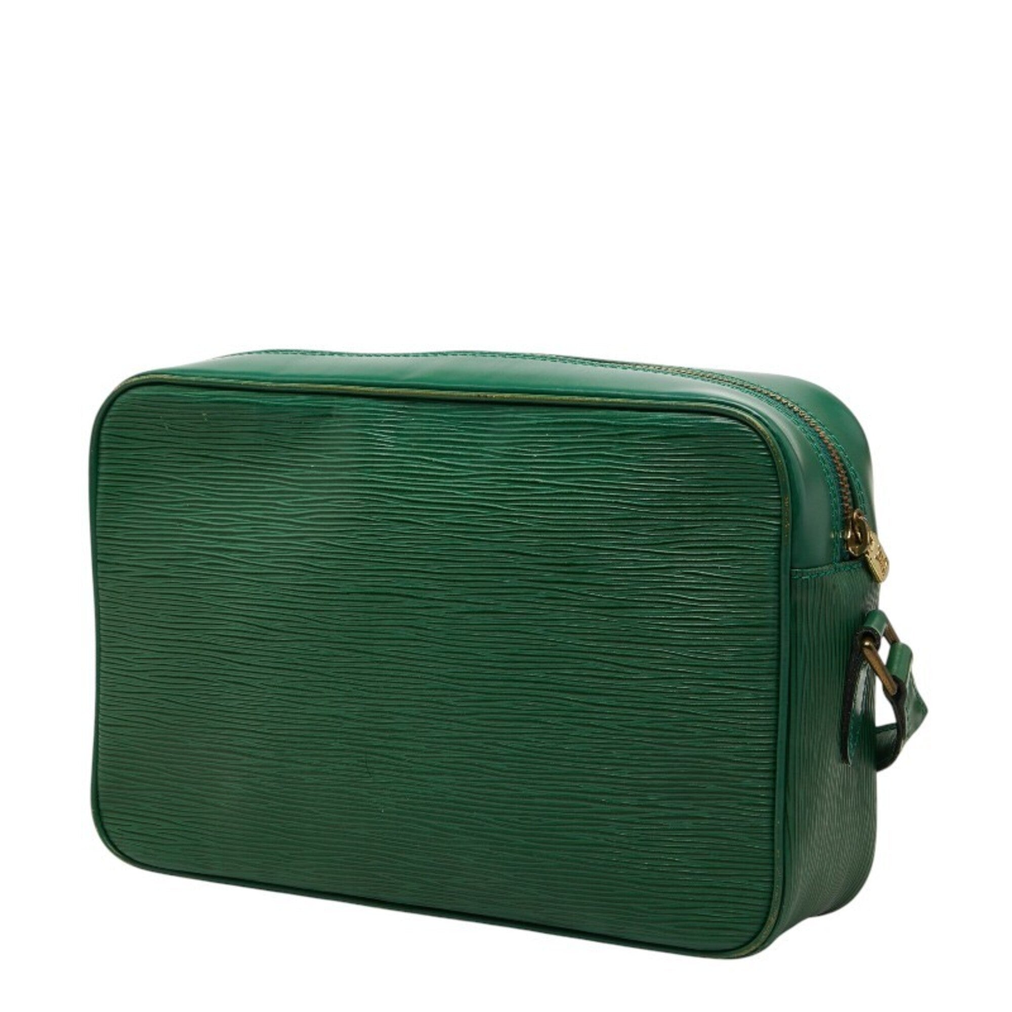 Louis Vuitton Epi Borneo Green Leather Shoulder Bag (Pre-Owned)