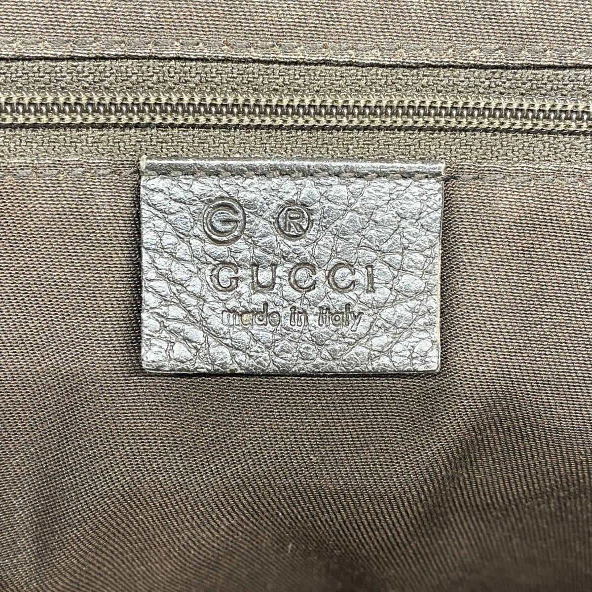 Gucci Brown Canvas Shoulder Bag (Pre-Owned)