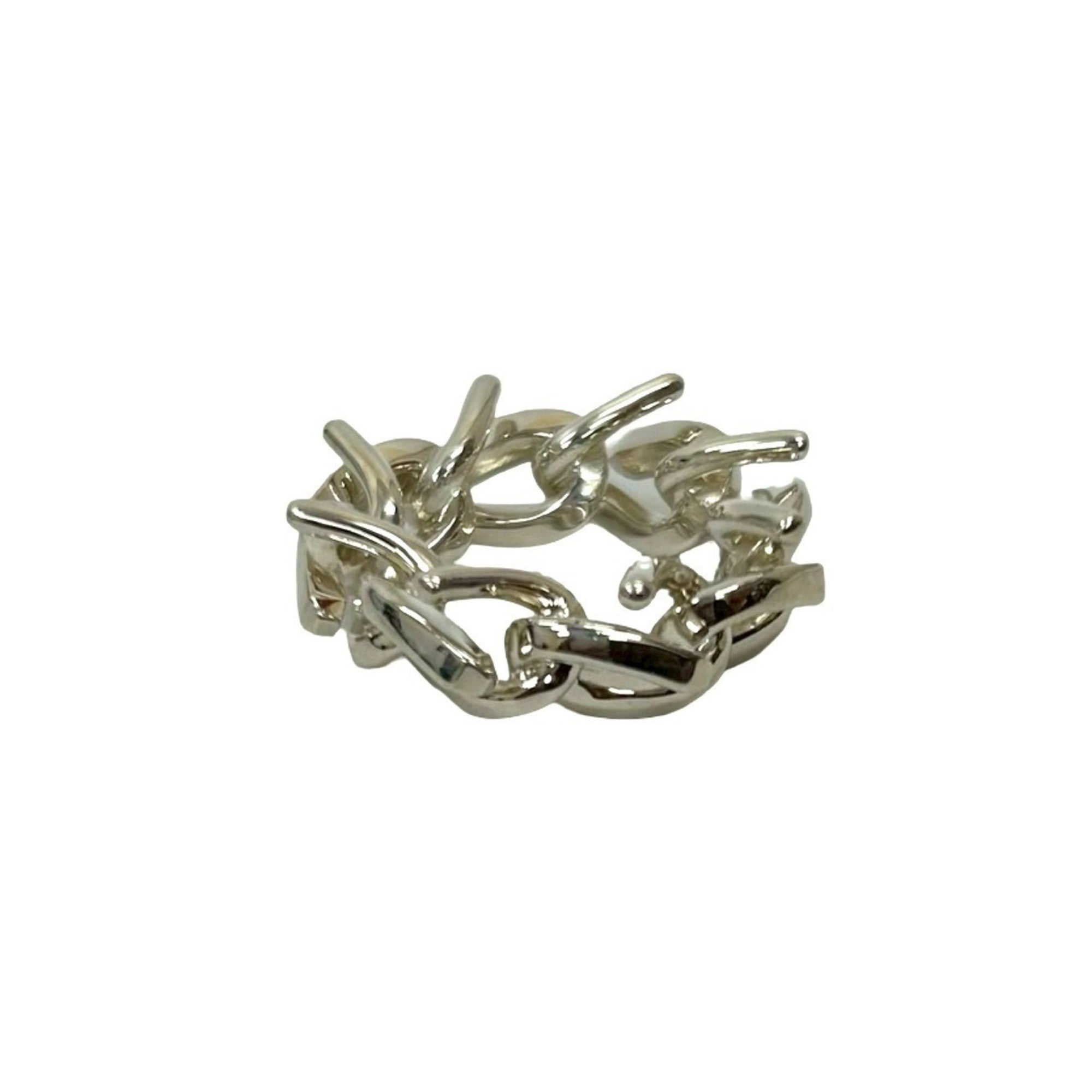 Tiffany Silver Silver 925 Band Ring (Pre-Owned)