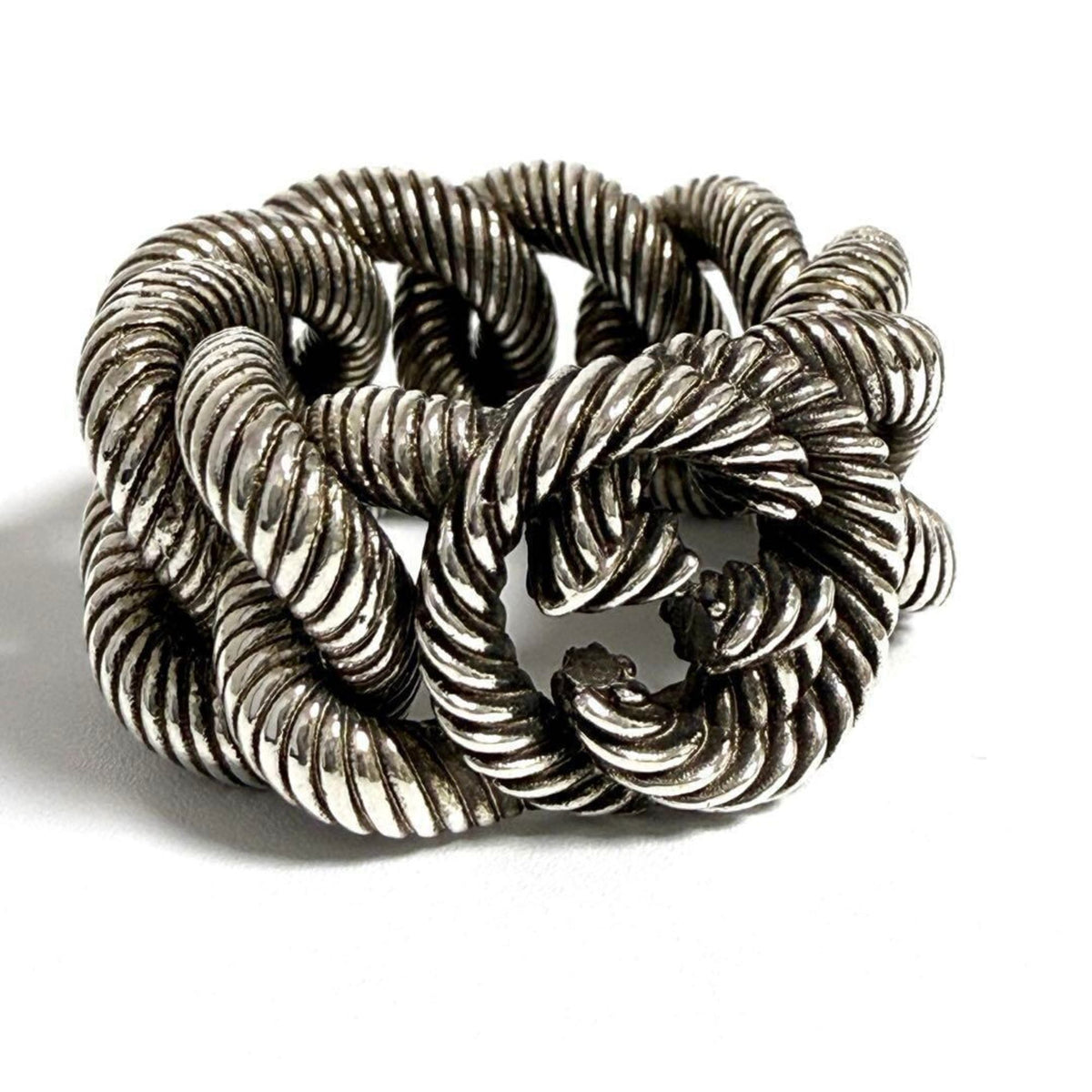 Gucci Silver 925 Band Ring (Pre-Owned)