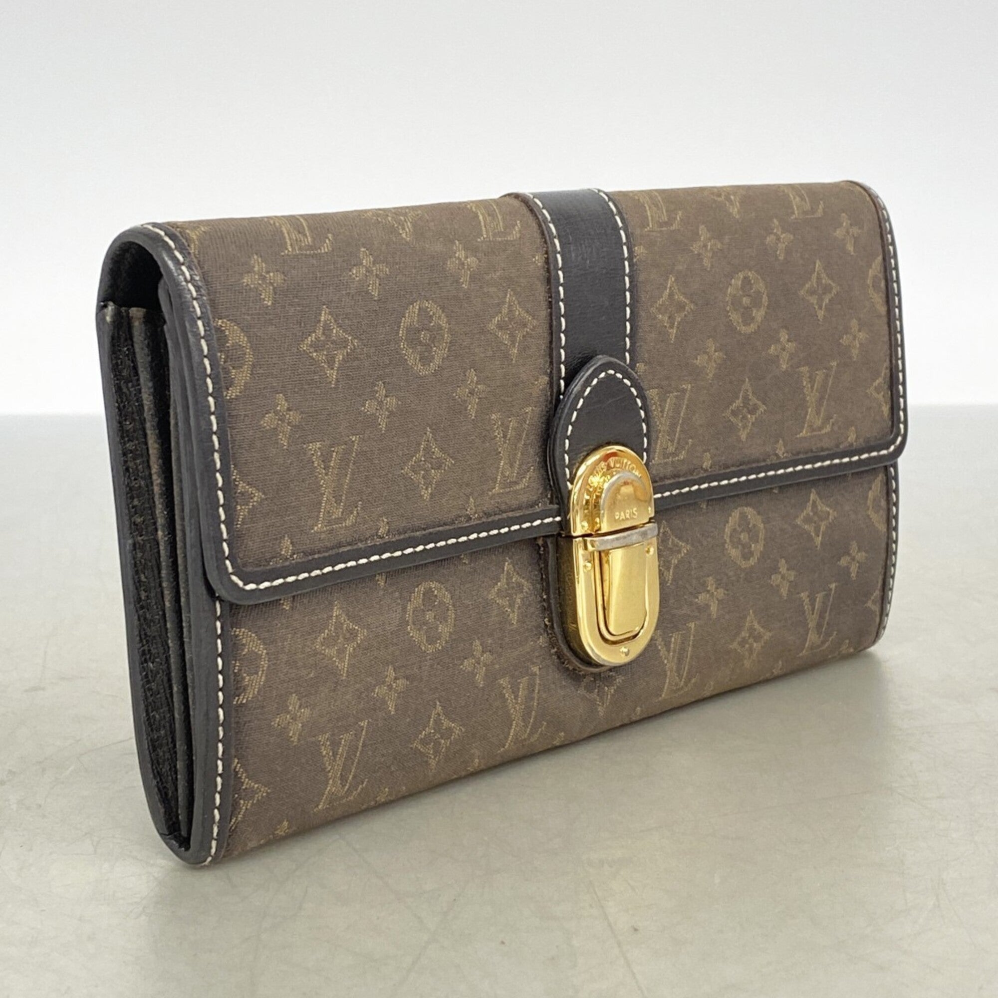 Louis Vuitton Fusain Long Wallet (Bi-Fold) (Pre-Owned)