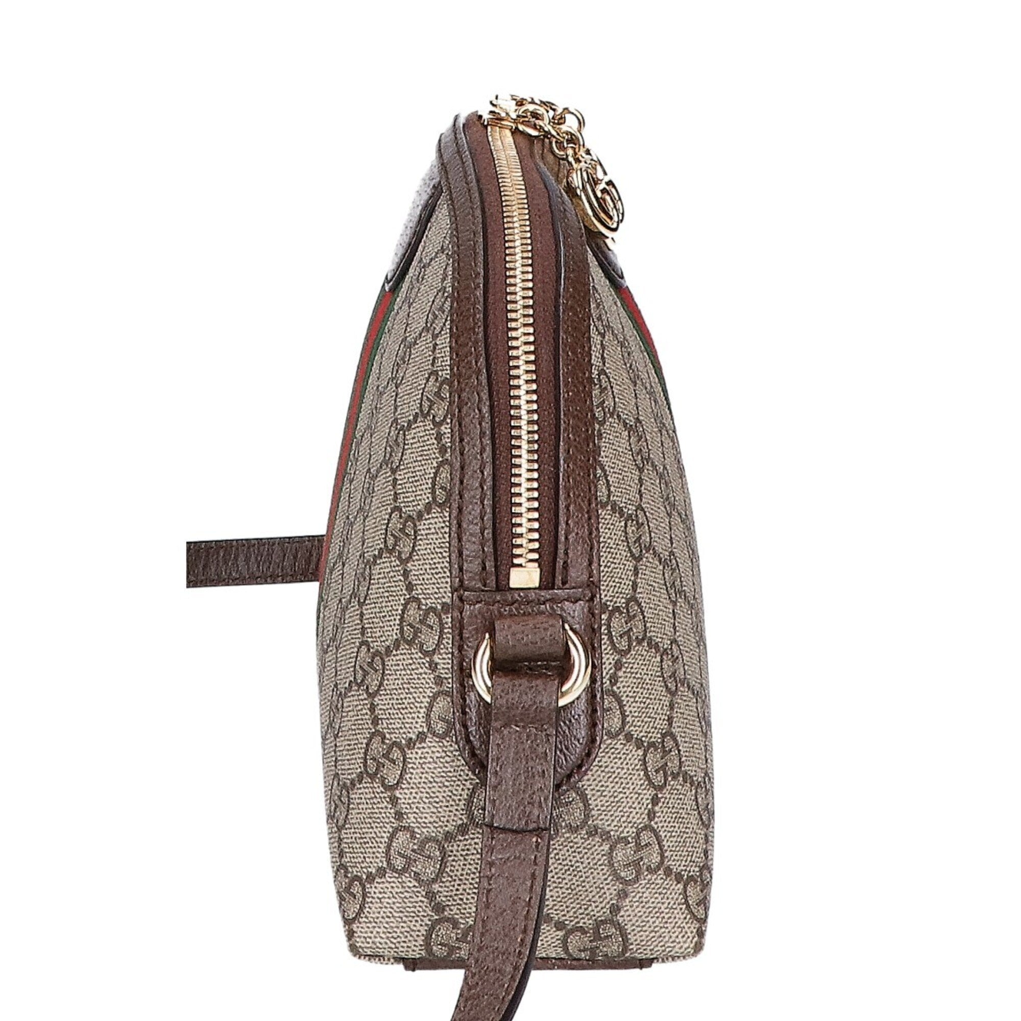 Gucci Dark Brown Pvc Shoulder Bag (Pre-Owned)