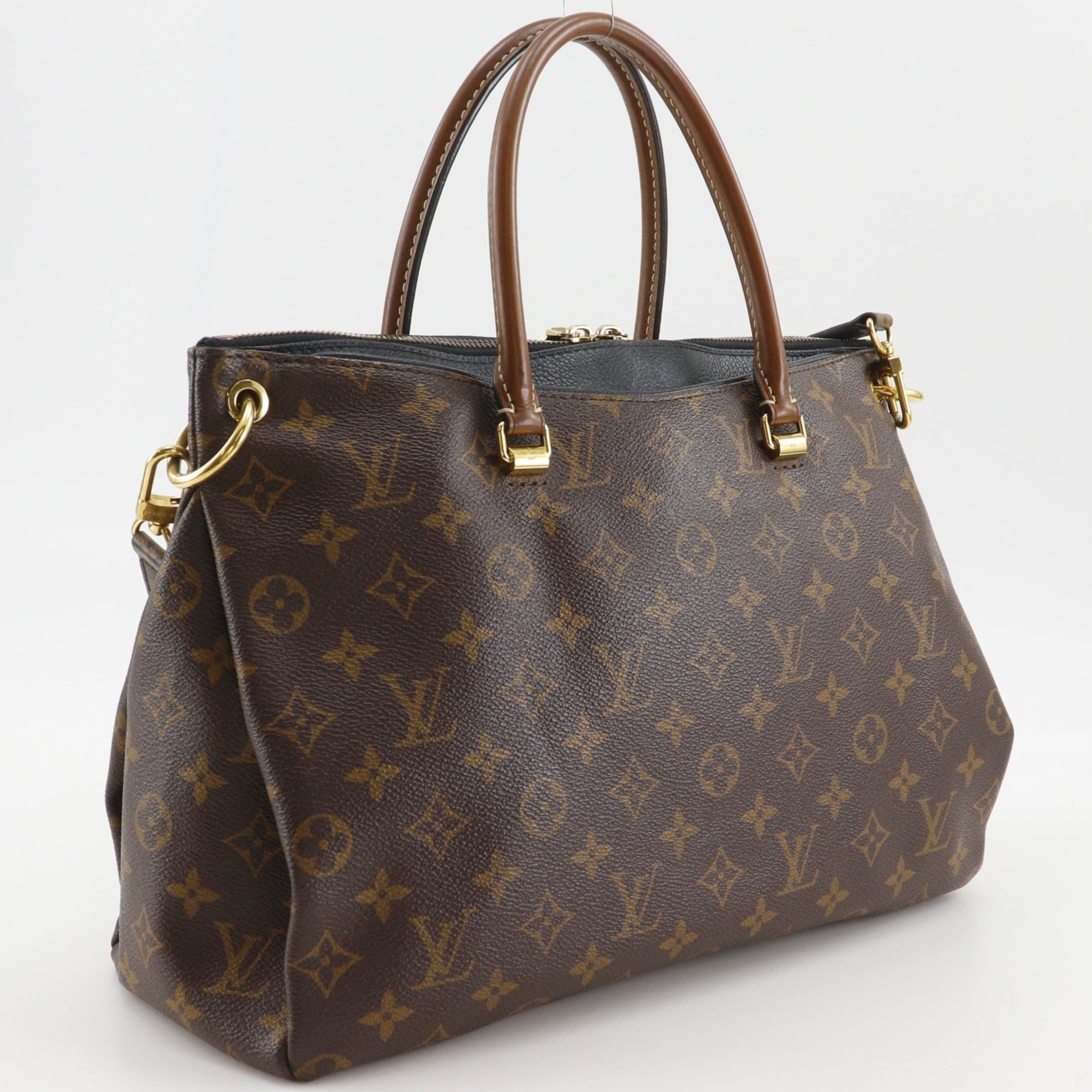 Louis Vuitton Black Brown Monogram Noir Monogram Handbag (Pre-Owned)