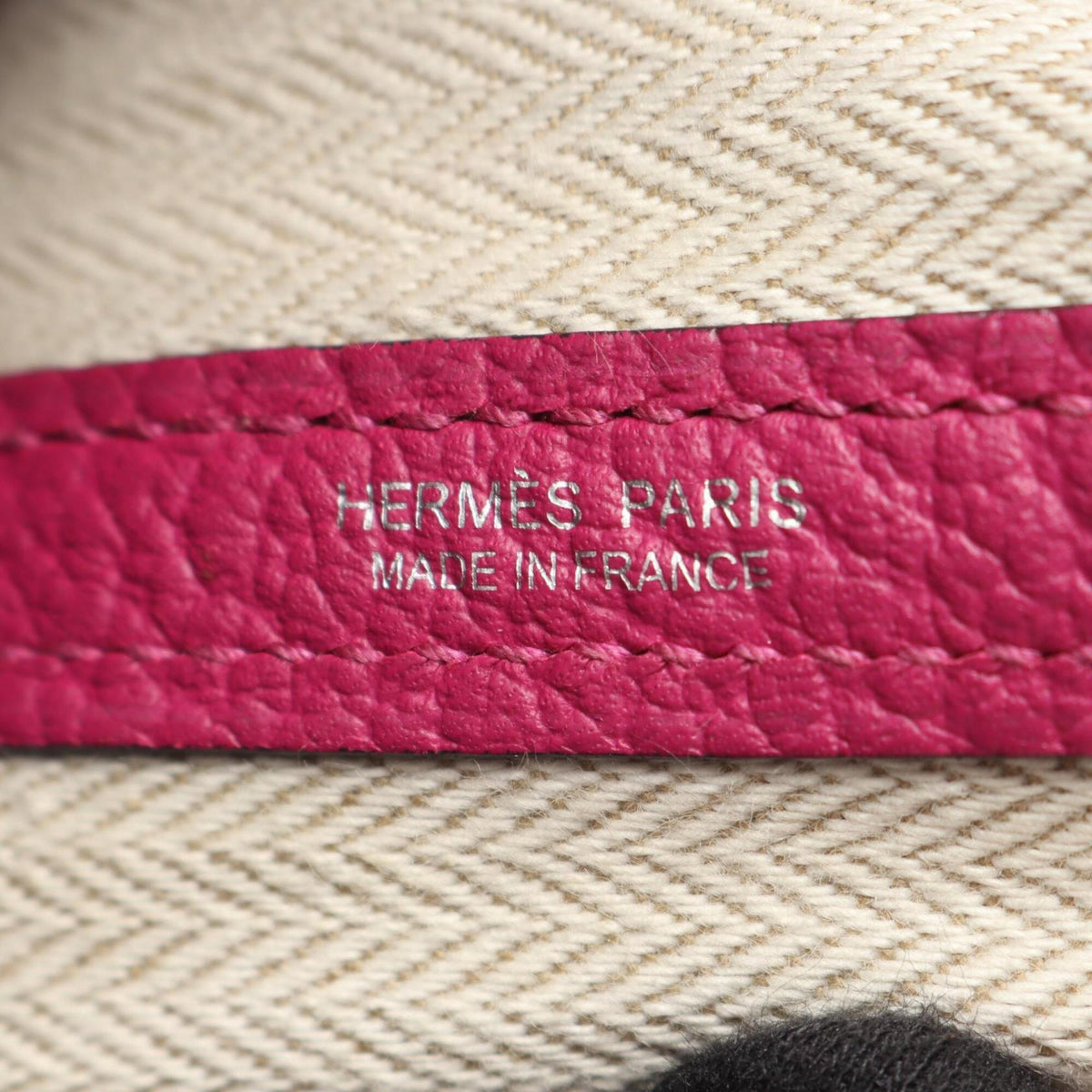 Hermes Pink Rose Purple Country Leather Handbag Tote Bag (Pre-Owned)
