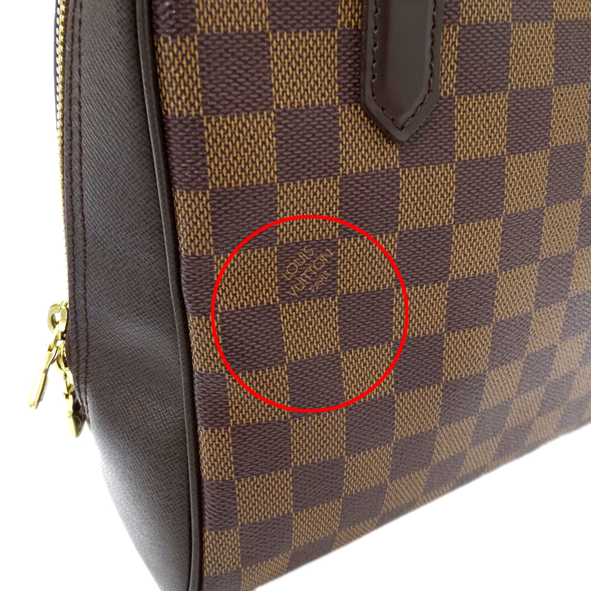 Louis Vuitton Brown Damier Canvas Galle Damier Canvas Handbag (Pre-Owned)