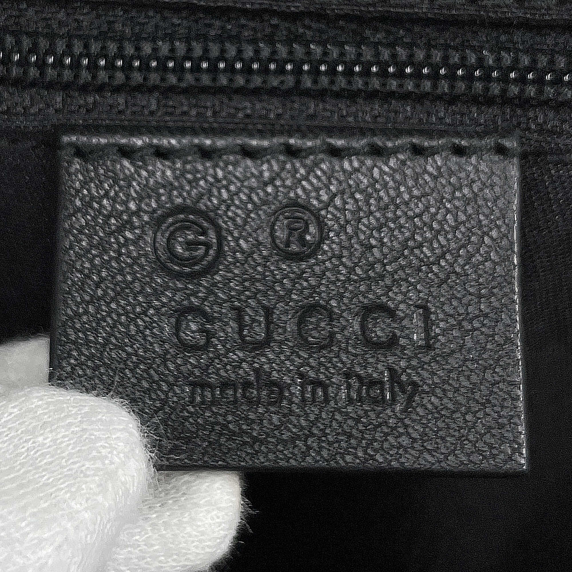 Gucci Black Bamboo Leather Tote Bag (Pre-Owned)