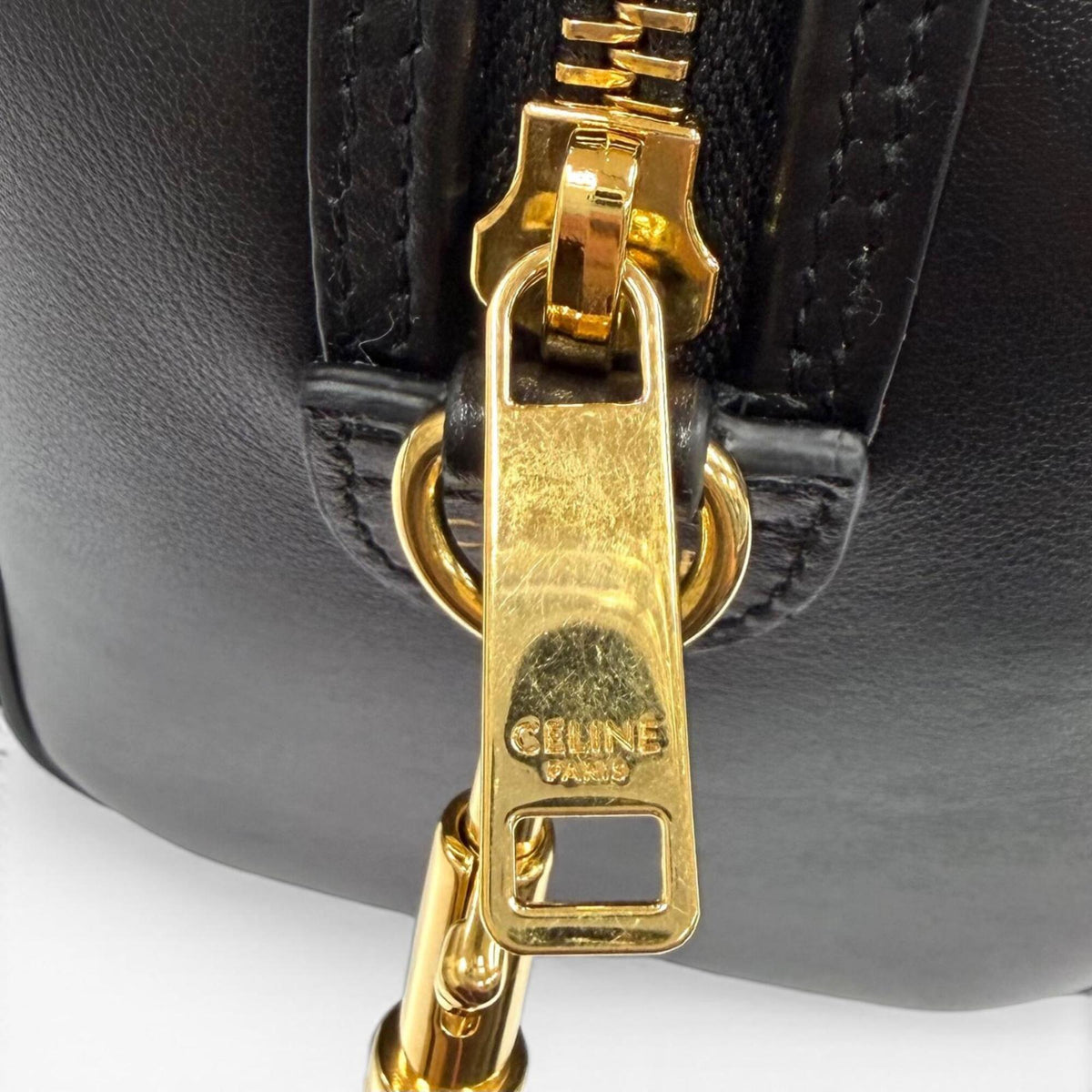 Celine Black Leather Shoulder Bag (Pre-Owned)