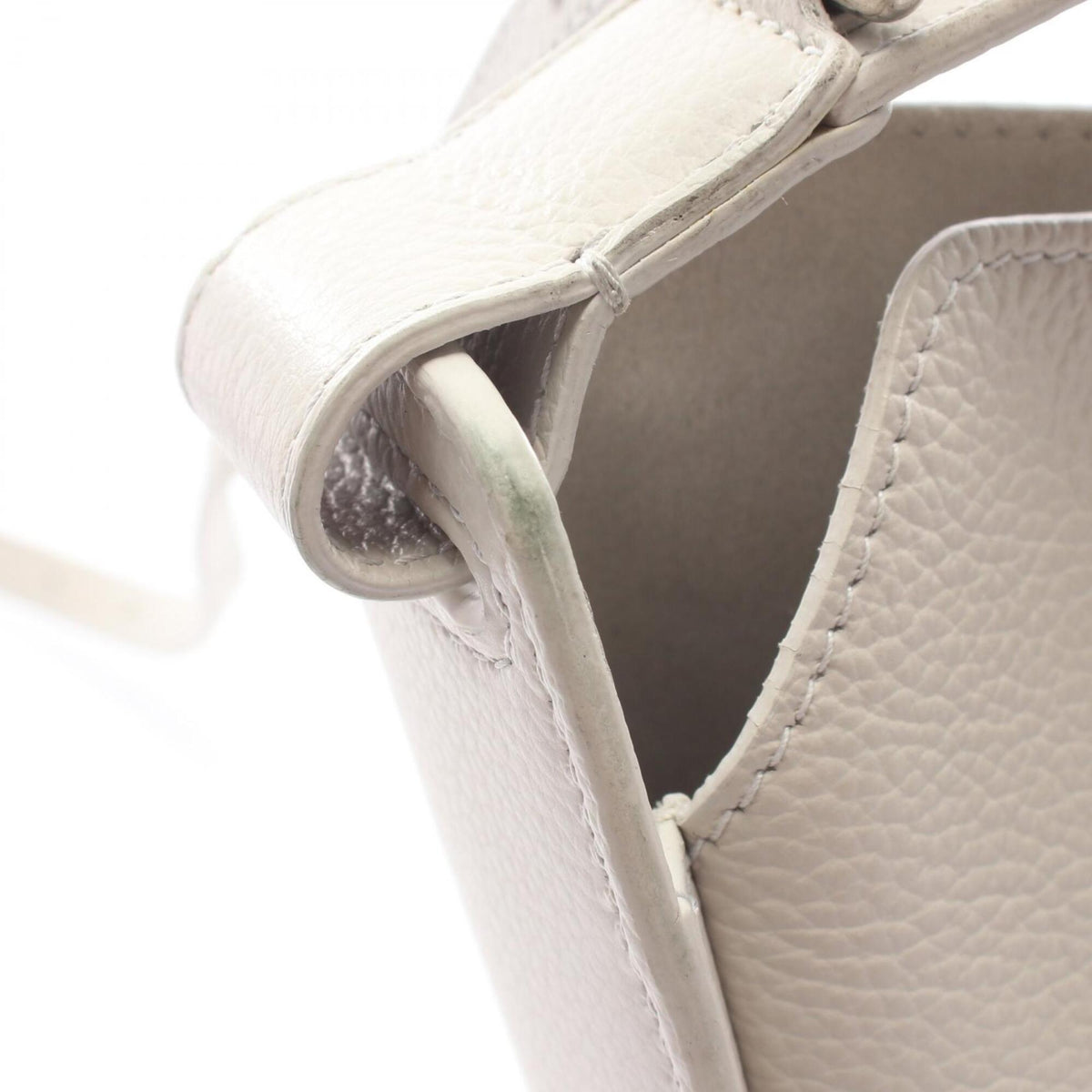 Balenciaga White Leather Handbag (Pre-Owned)