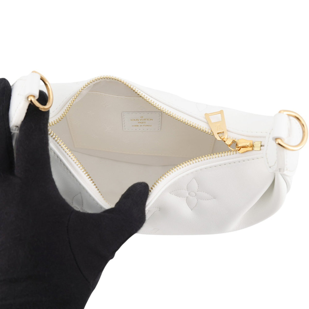 Louis Vuitton White Monogram Shoulder Bag (Pre-Owned)