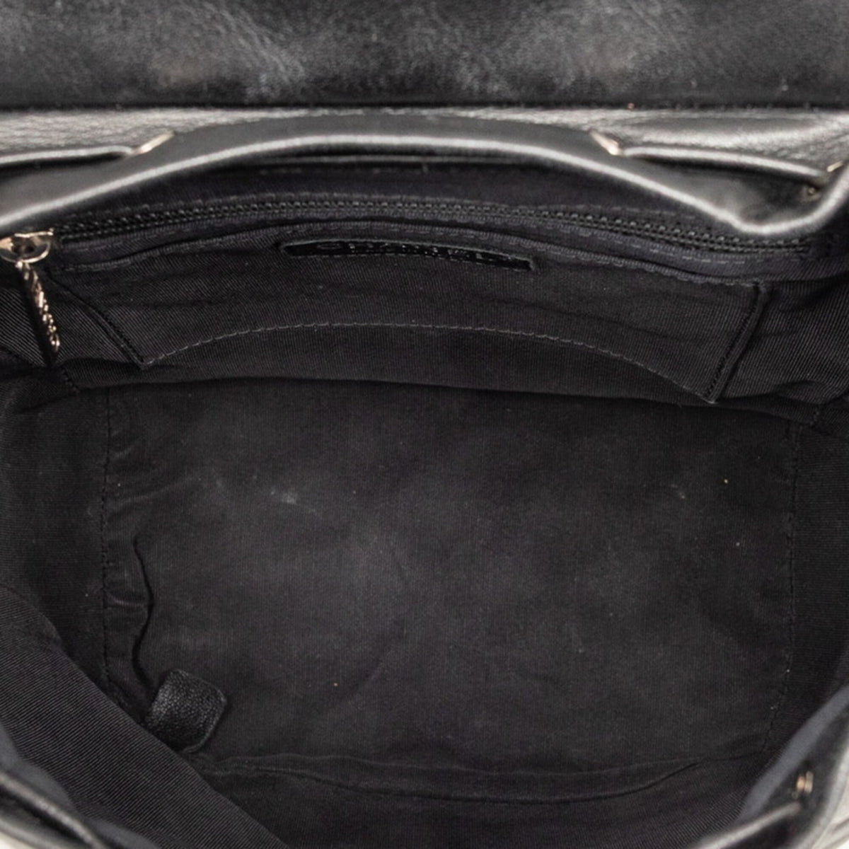 Chanel Matelasse Black Leather Backpack (Pre-Owned)