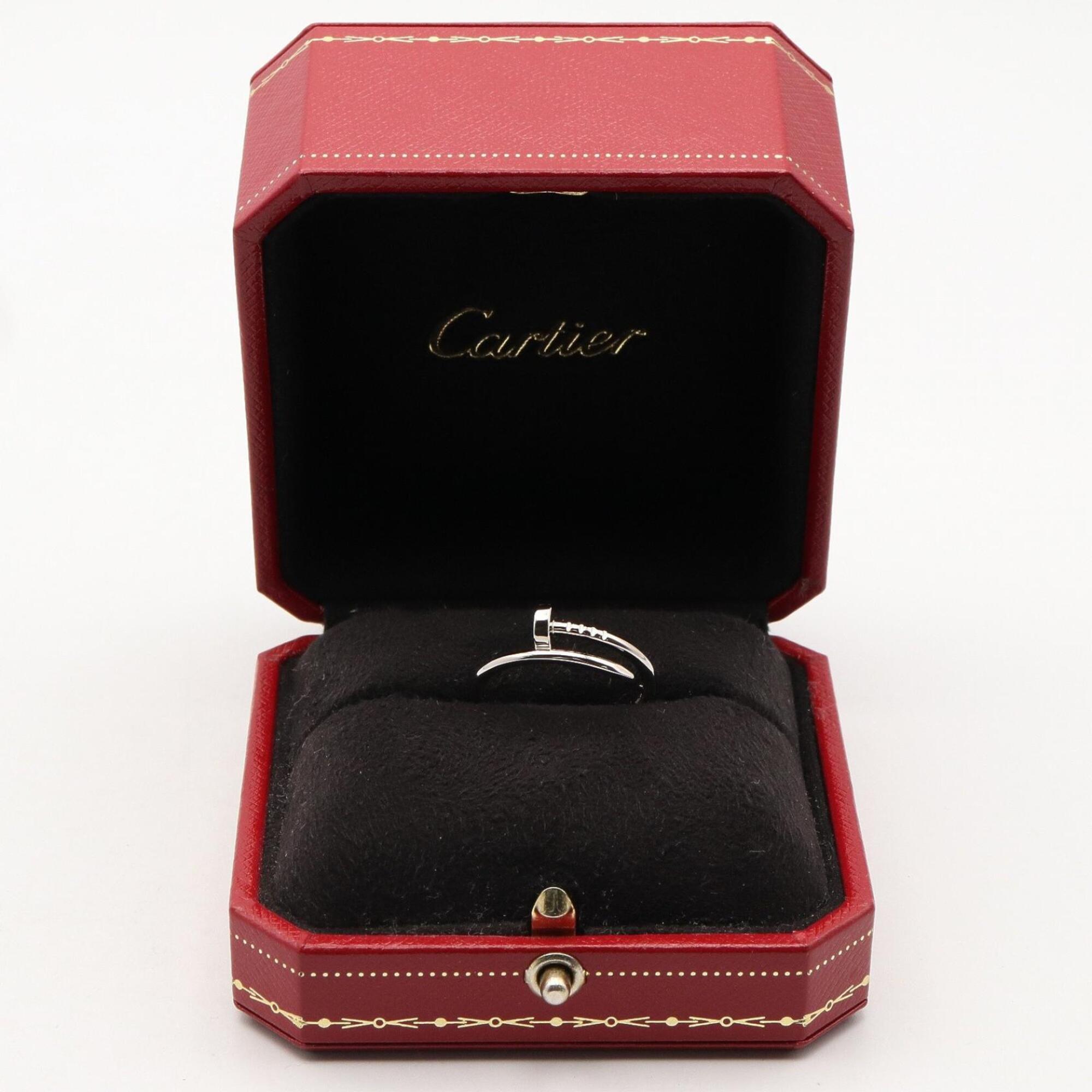 Cartier Silver White Gold (18K) Band Ring (Pre-Owned)